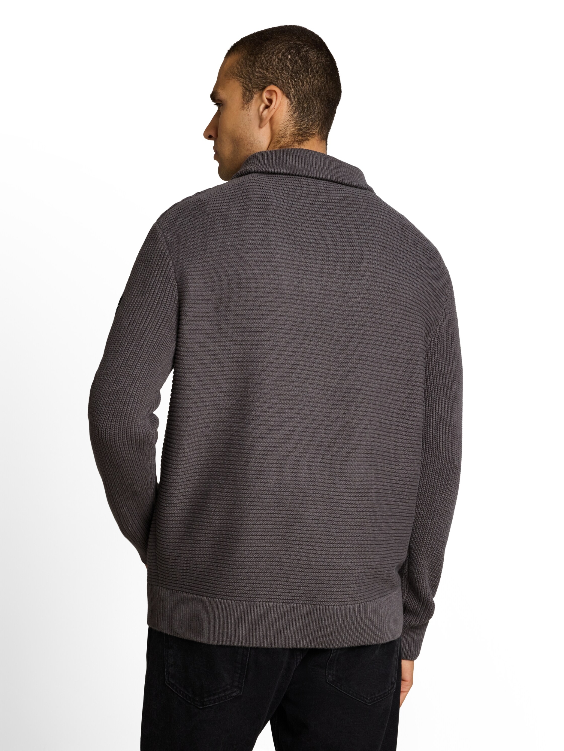 relaxed knit troyer #4