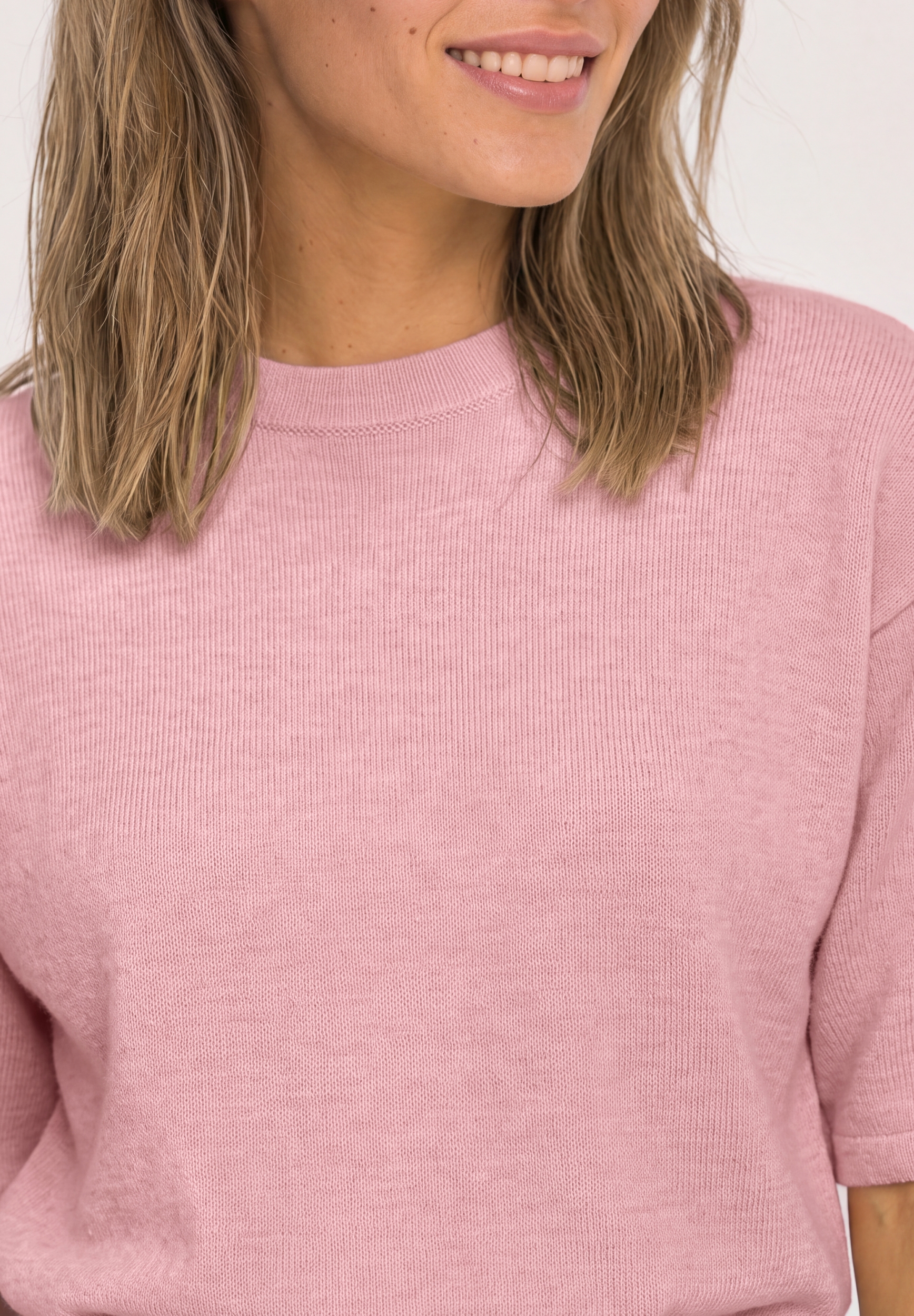 LTD_QR_3/4 sleeve basic sweate #5