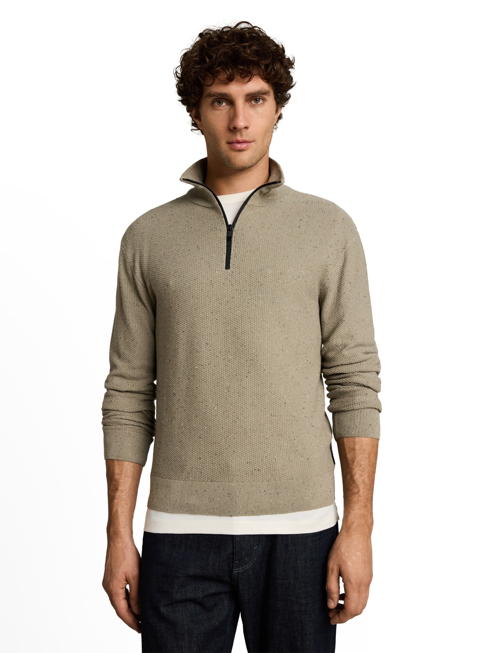 multi color nep knitted troyer #6
