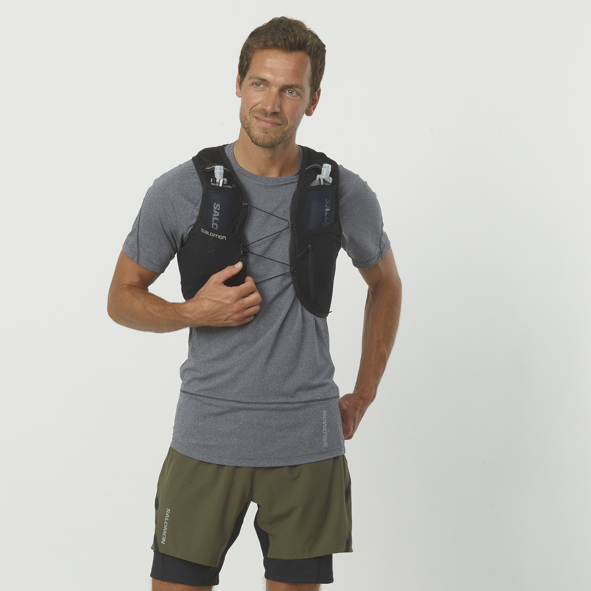 ACTIVE SKIN 8 with flasks BLACK/BLACK #4
