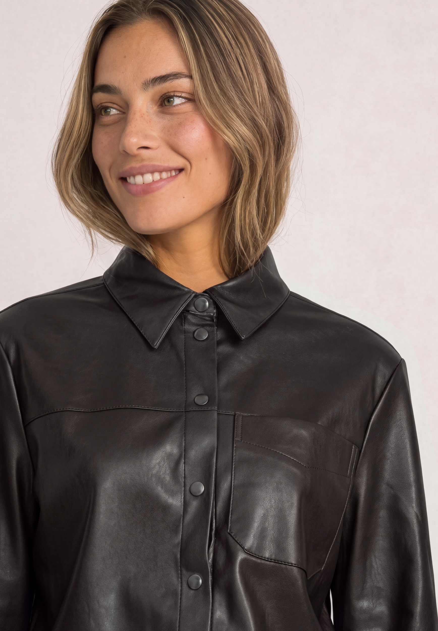 EOS_PU Shirtcollar Blouse w. p #7