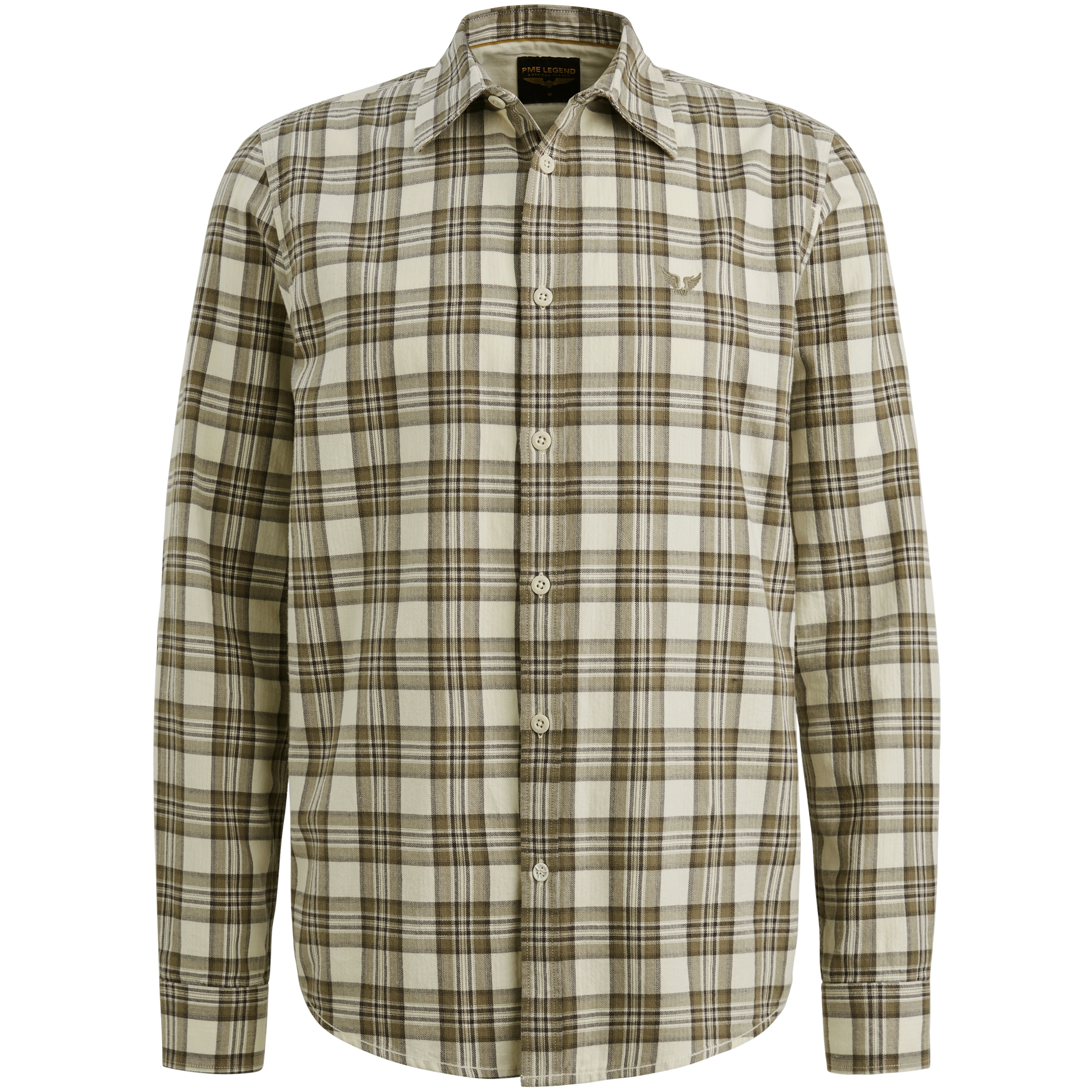 LONG SLEEVE SHIRT Herringbone Yarn #1