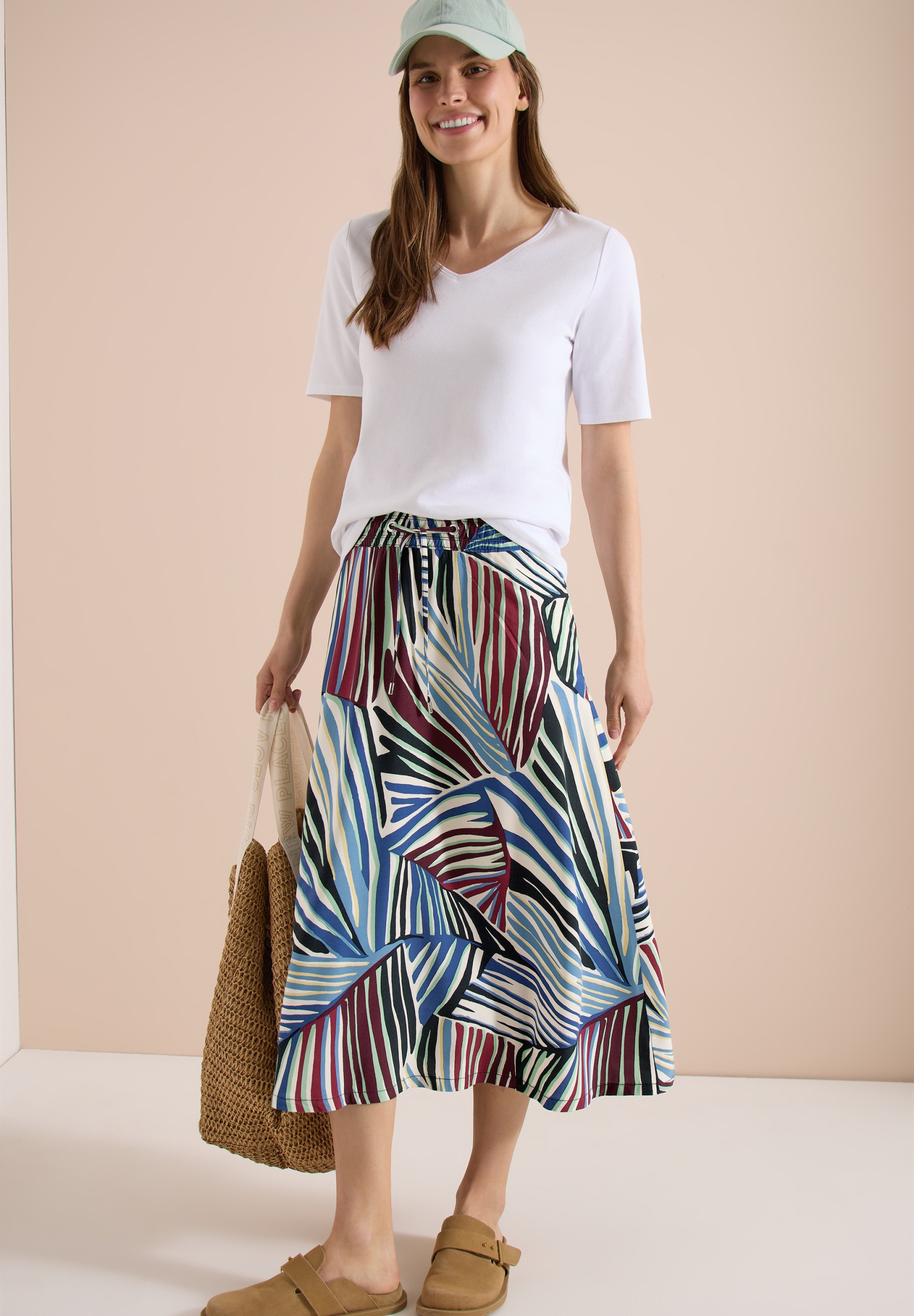 Midi Skirt Multicolor AOP #5