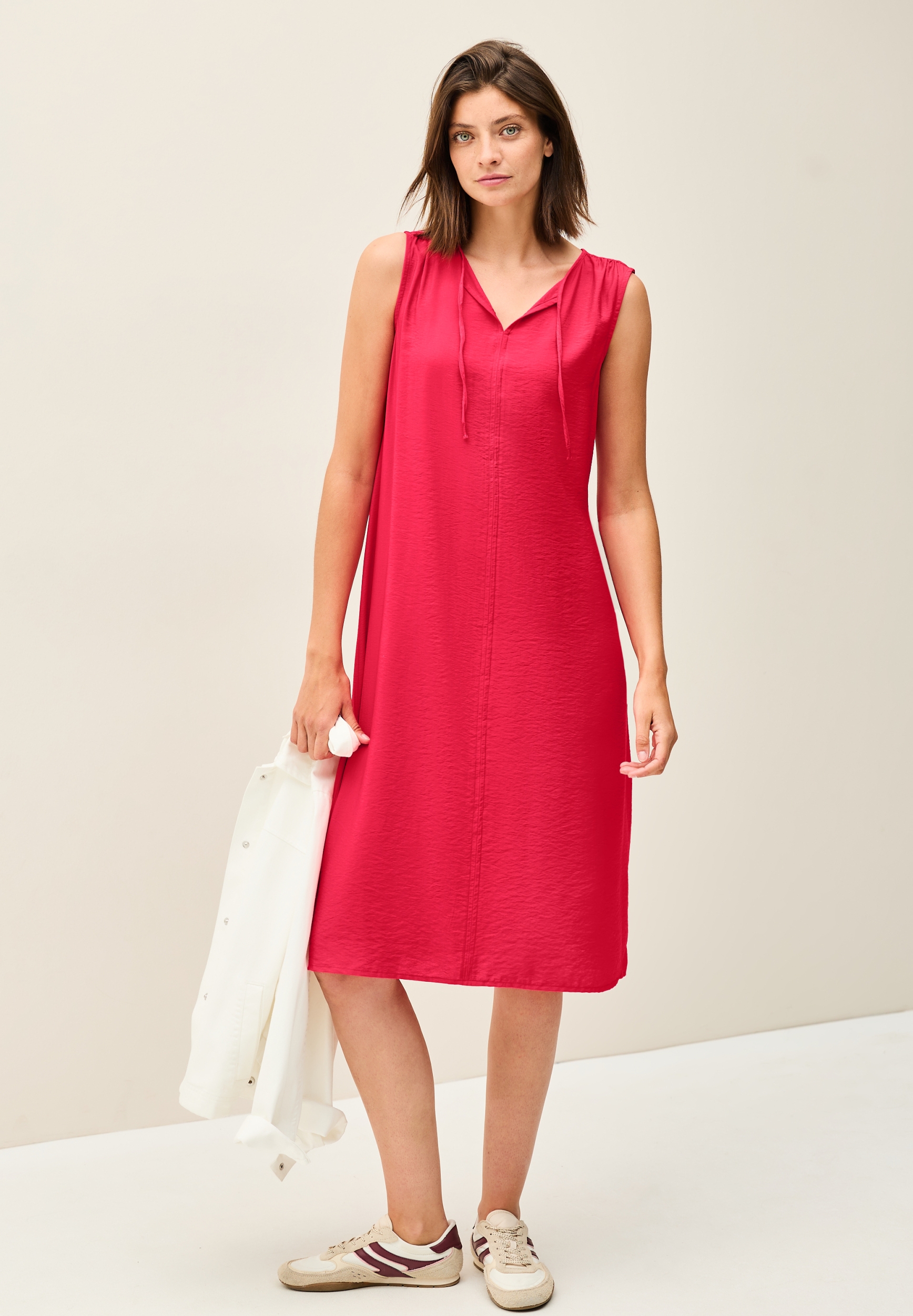 TOS Solid Softwave Dress #3