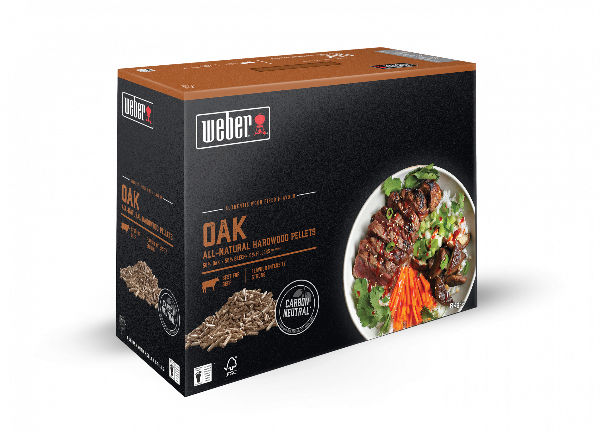 100 % natürliche Holzpellets Eichenholz #1