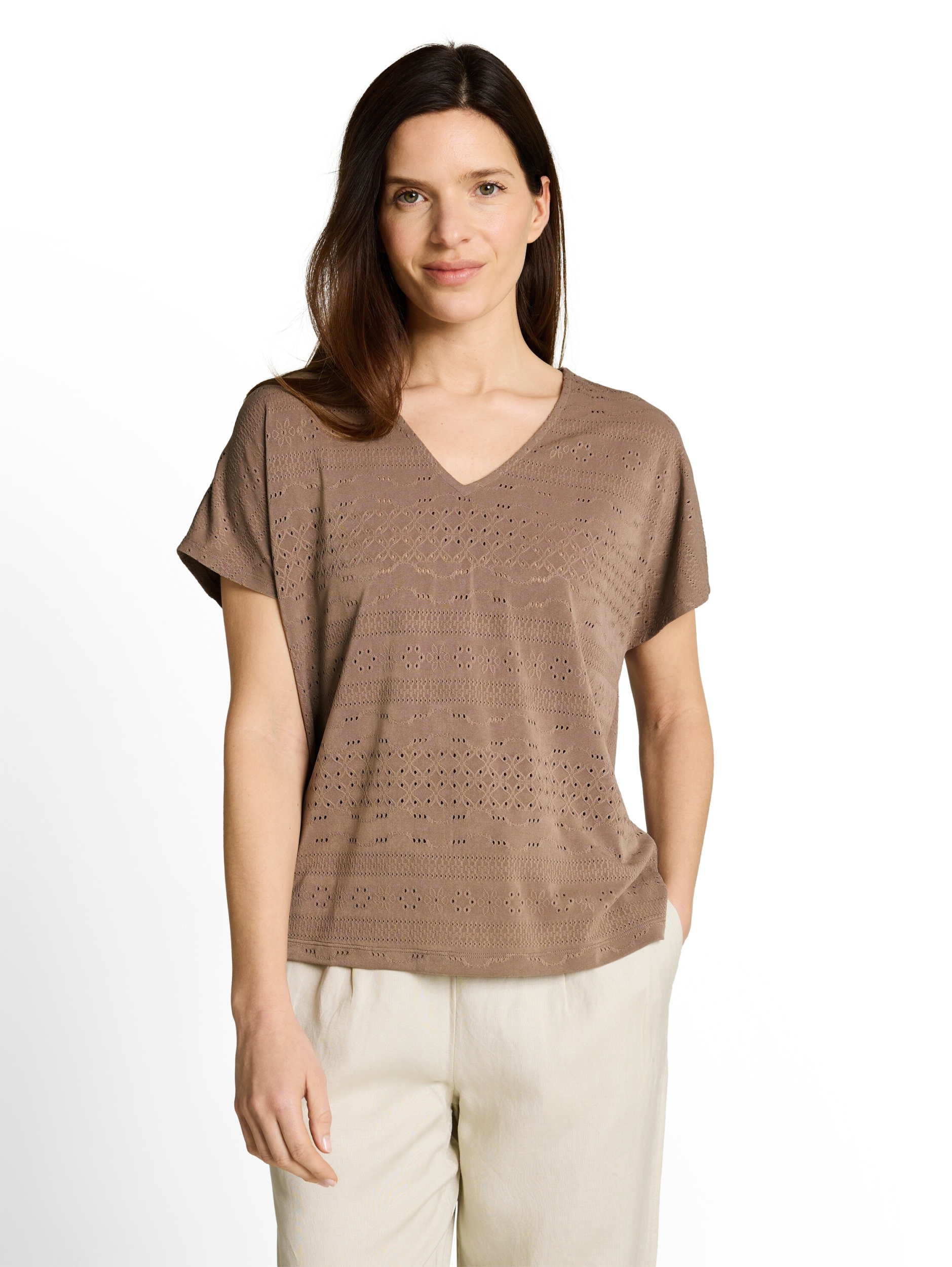T-shirt v-neck ajour #5