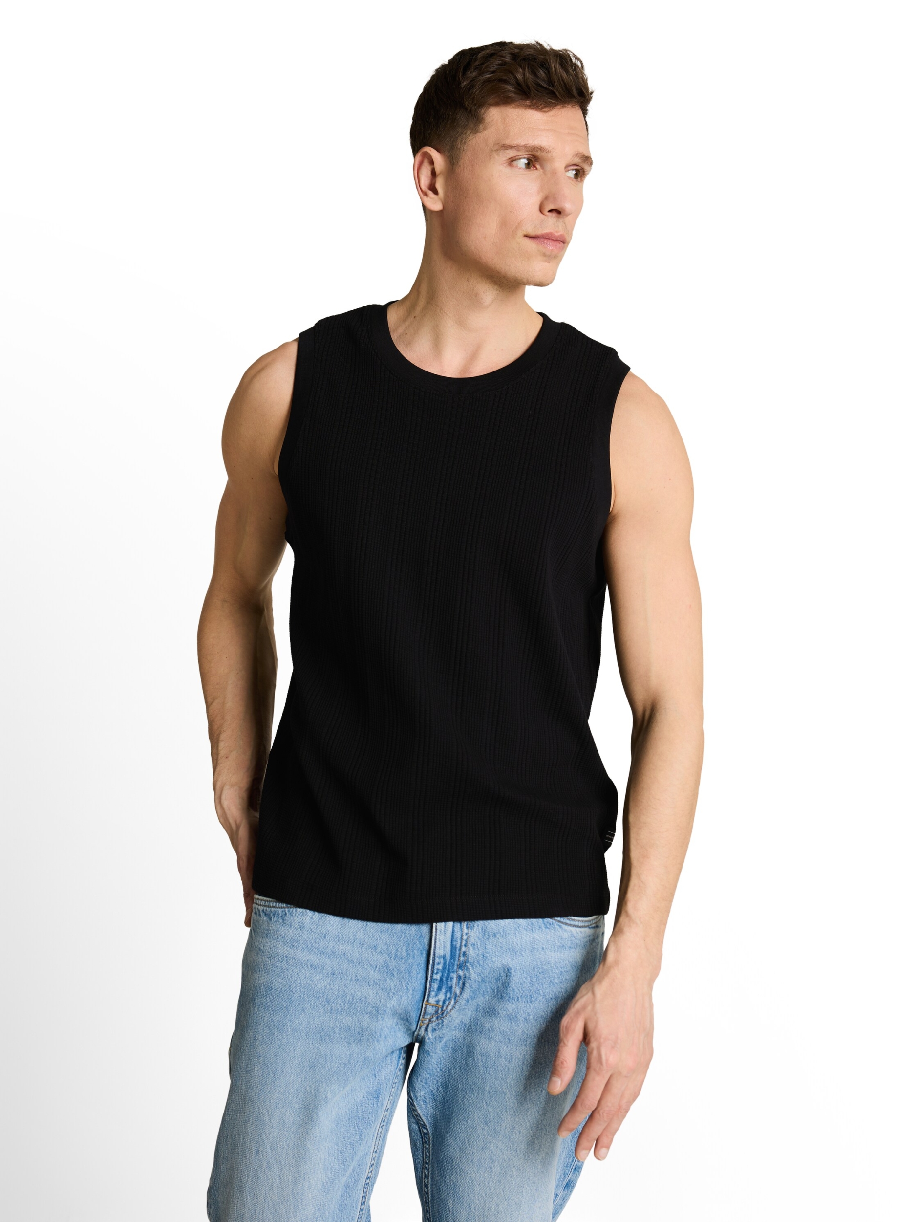 relaxed structured tank top #5