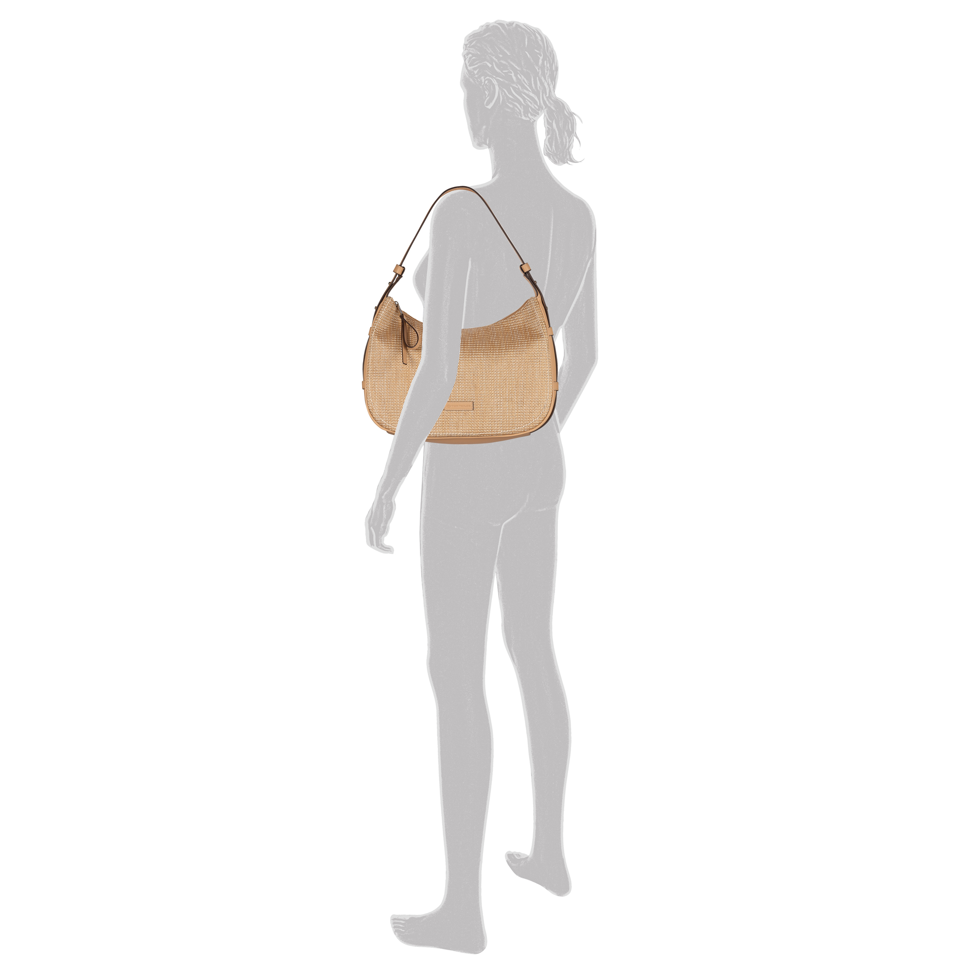 Lysa Summer, Hobo Bag M, camel #4