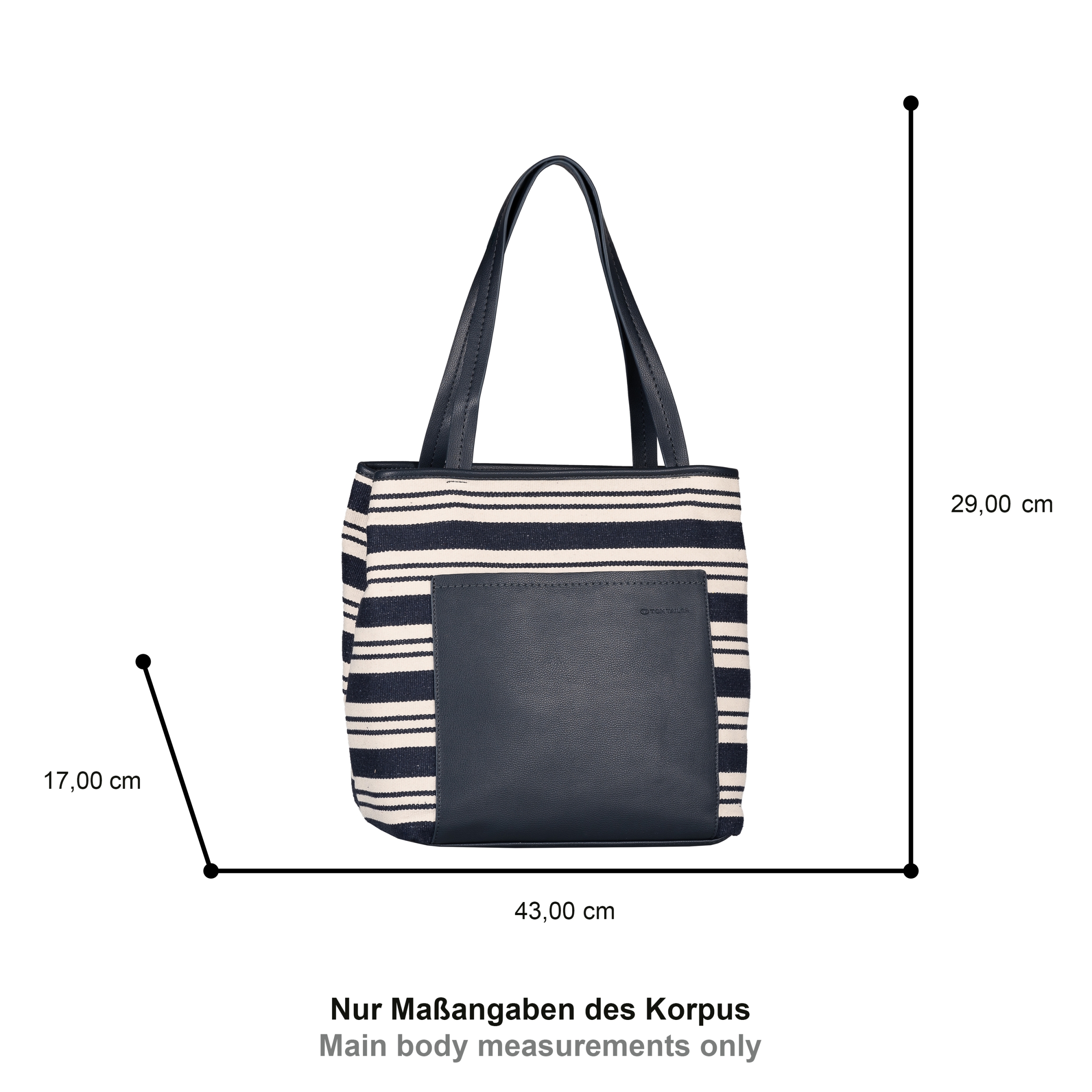 Elodie, Zip shopper M, mixed blue #5