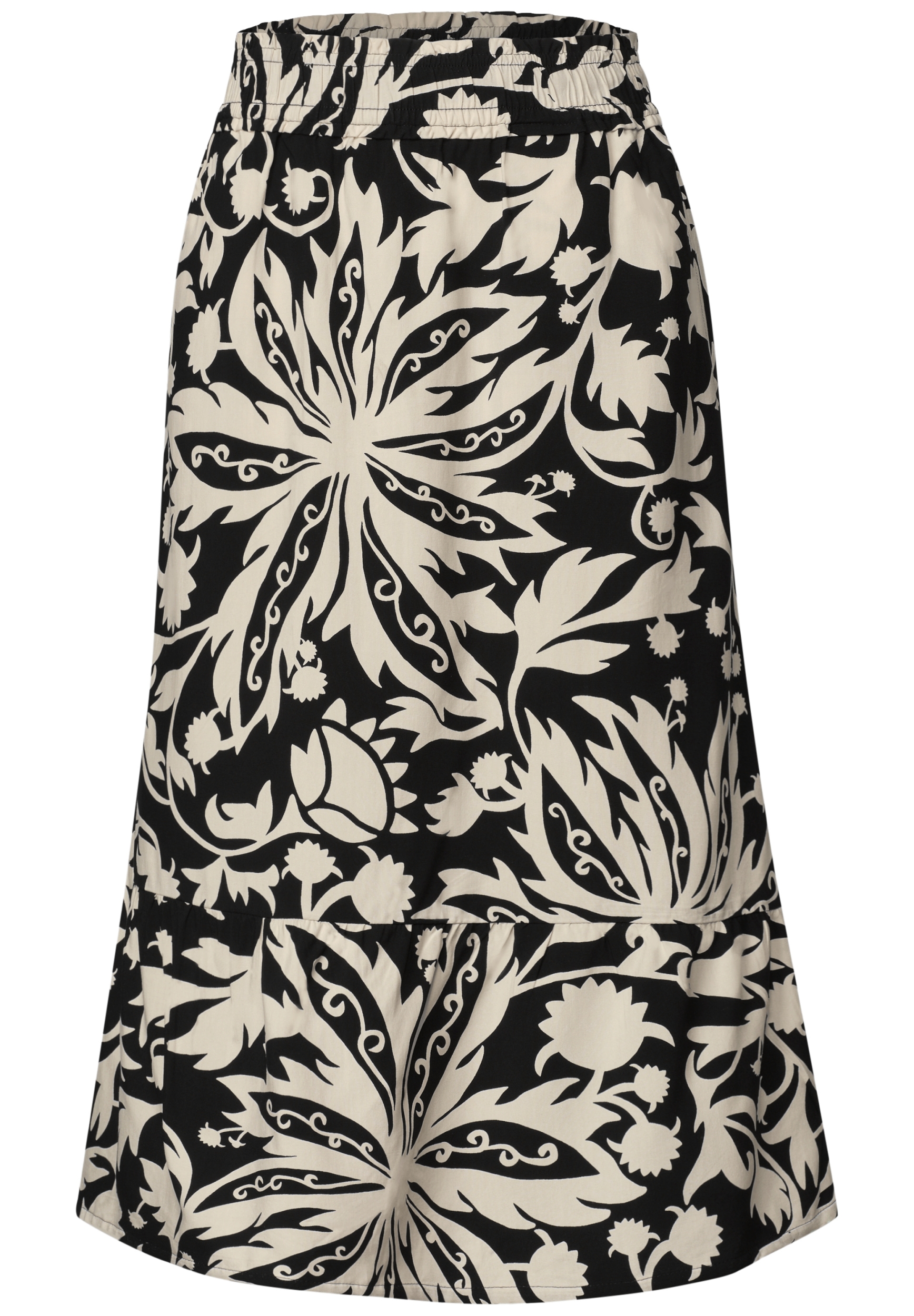 Midi Volant skirt_AOP #1