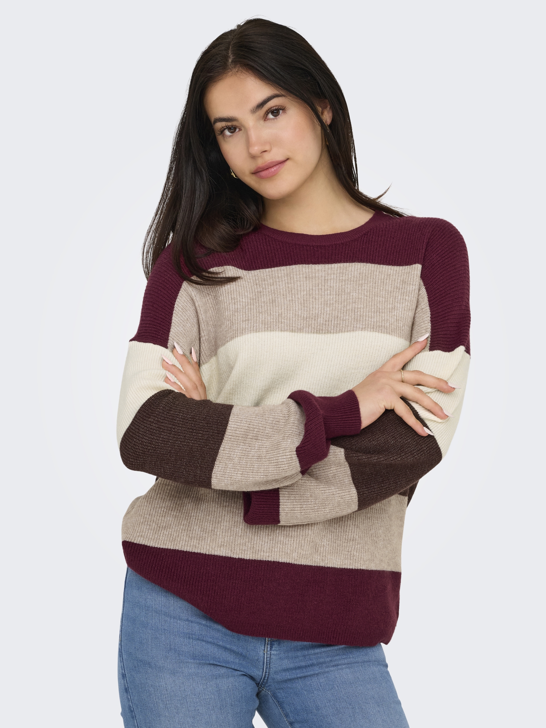 ONLATIA L/S STRIPE PULLOV KNT NOOS #4