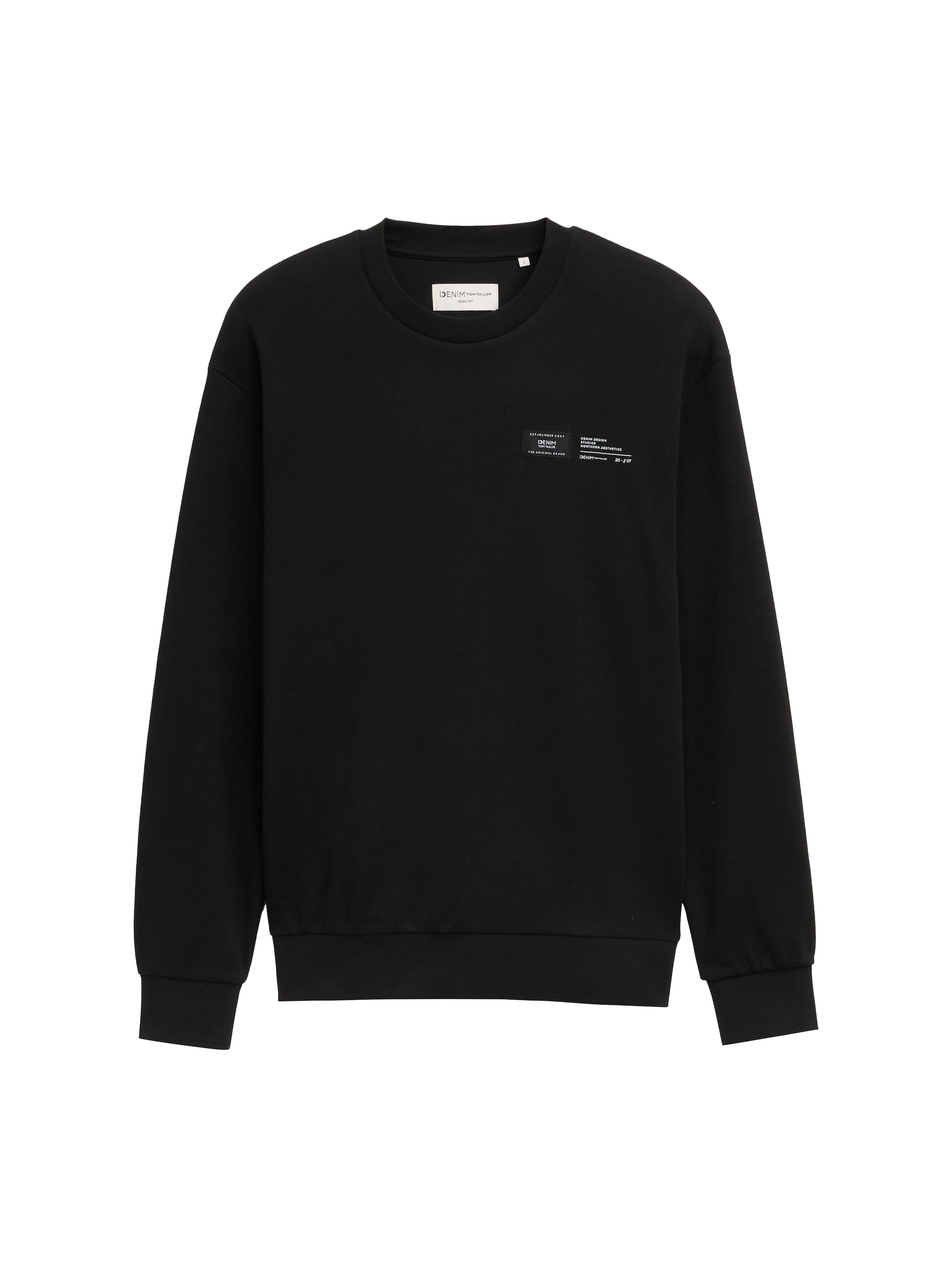 Sweatshirt mit Logo-Label