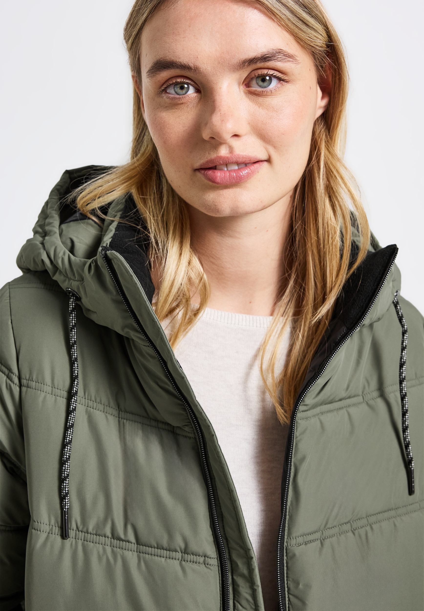 Long Quilted Jkt w. ECO Teflon #6