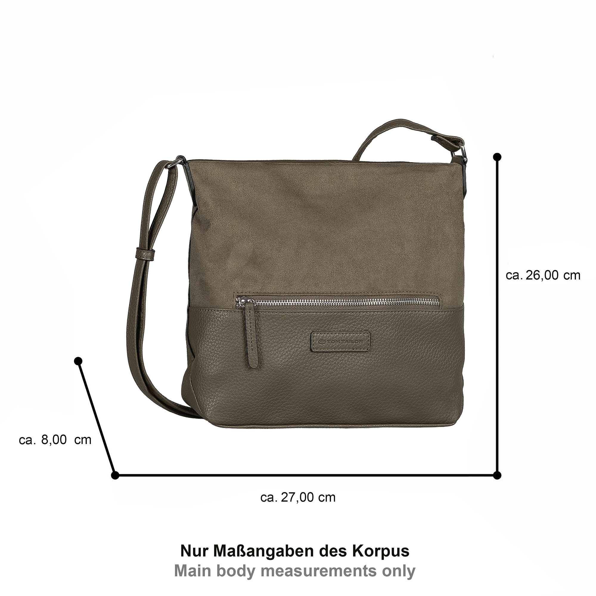 Gia, Cross bag M, mixed khaki #5