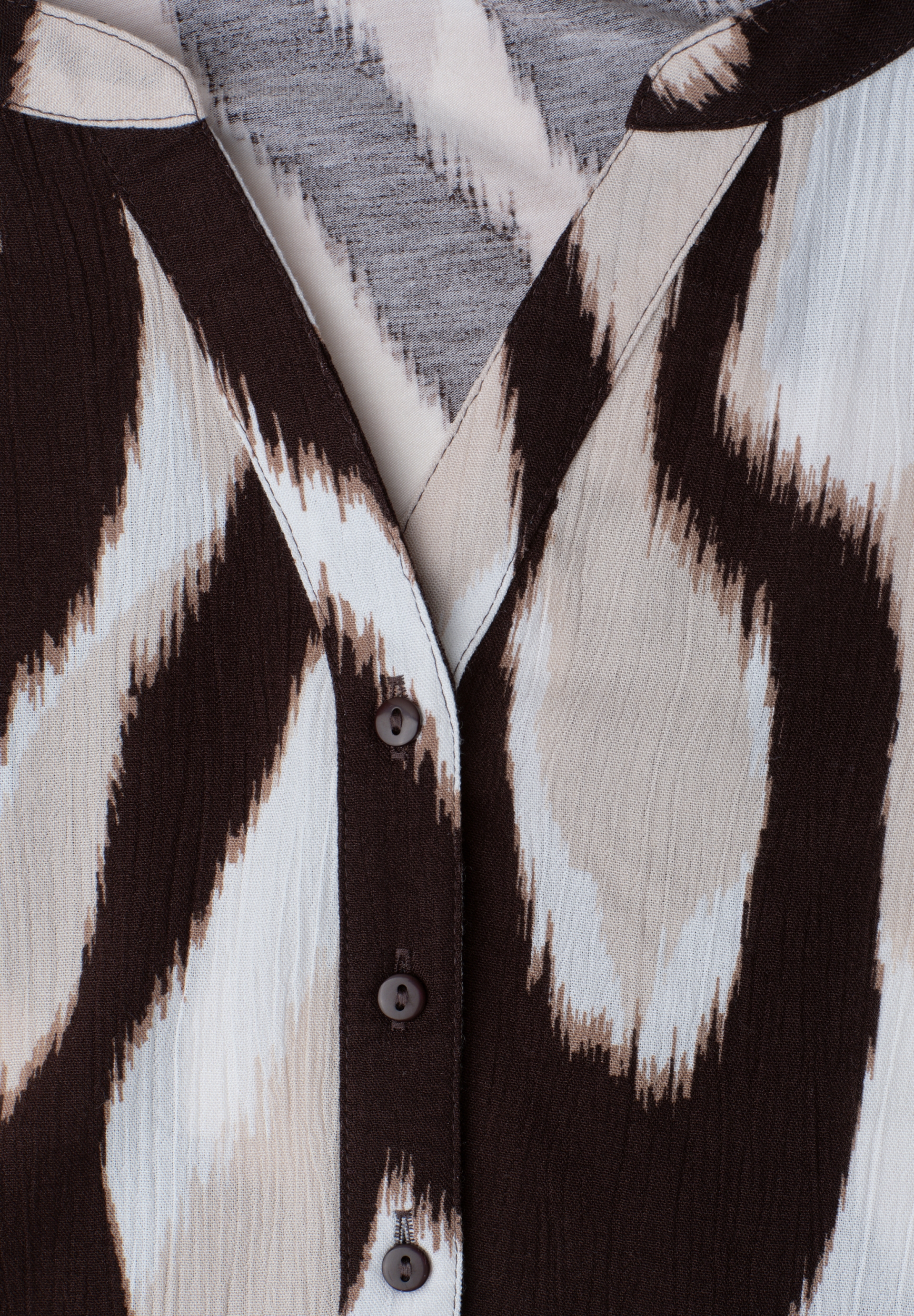 printed mat-mix shirt w.button #2