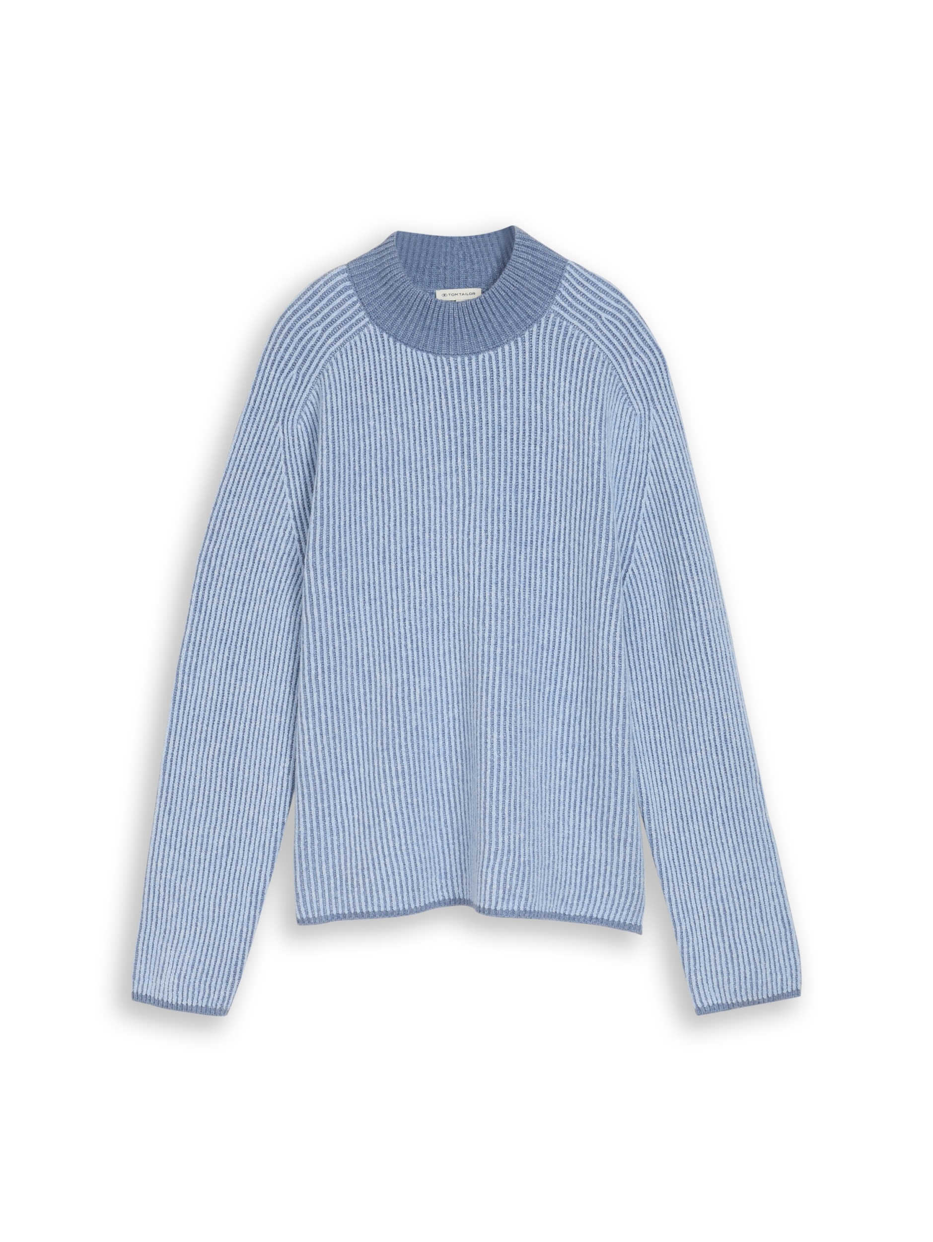 knit plaited rib crewneck #1