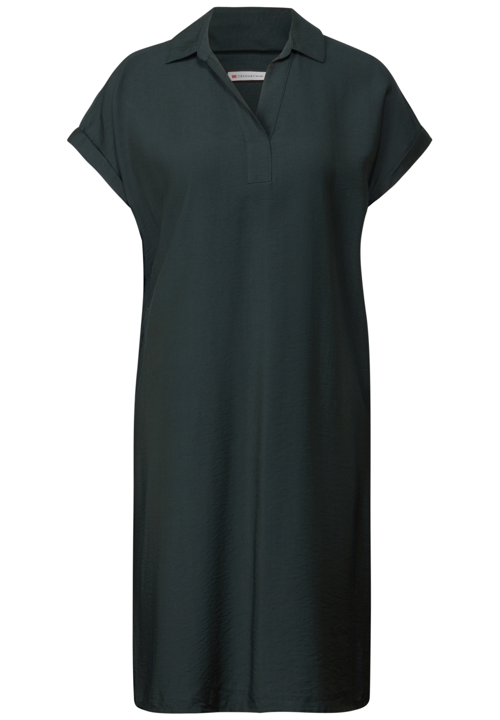 EOS_Viscose Shirt Dress_Solid #1