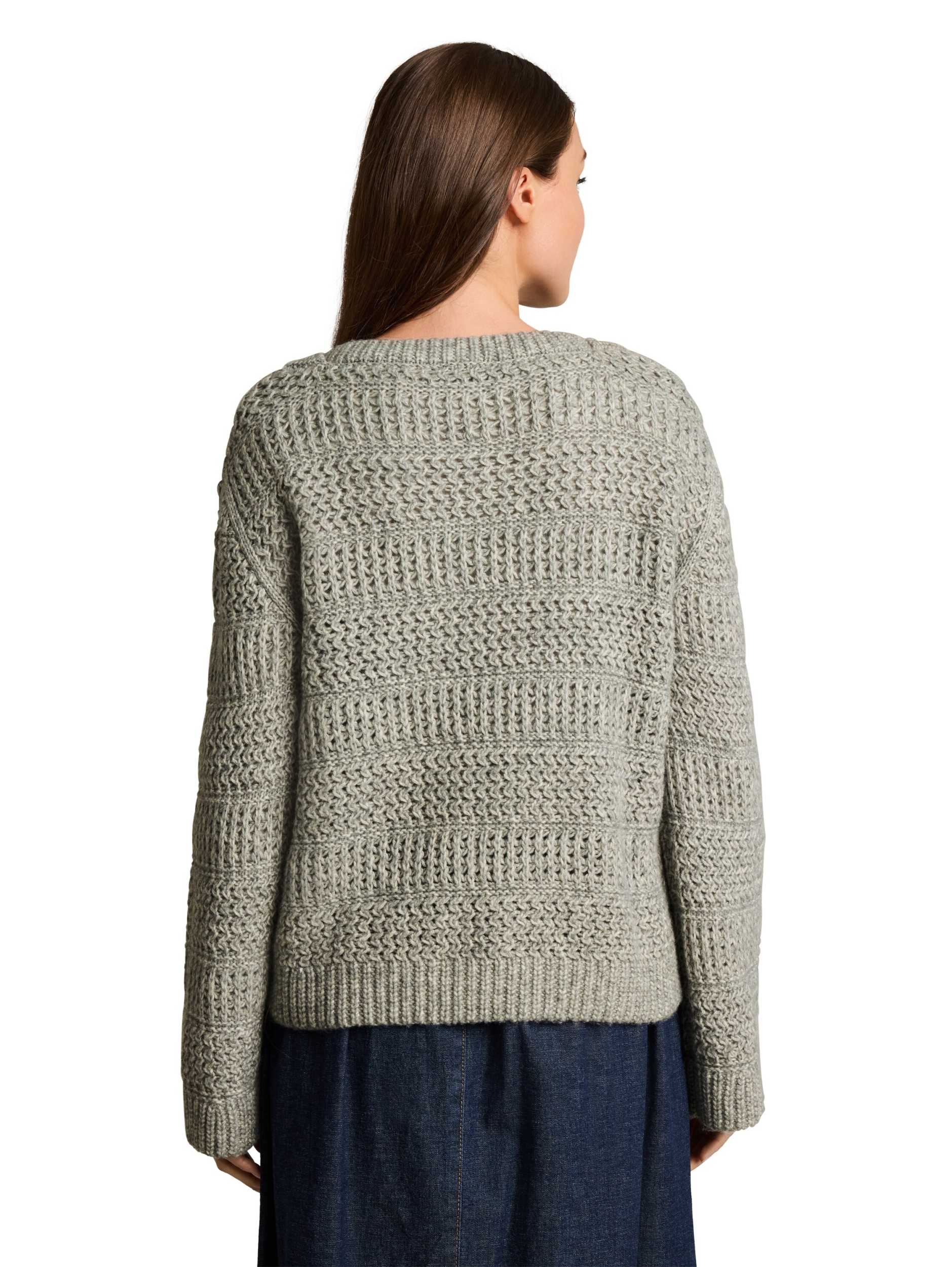 knit chunky structured sweater #8