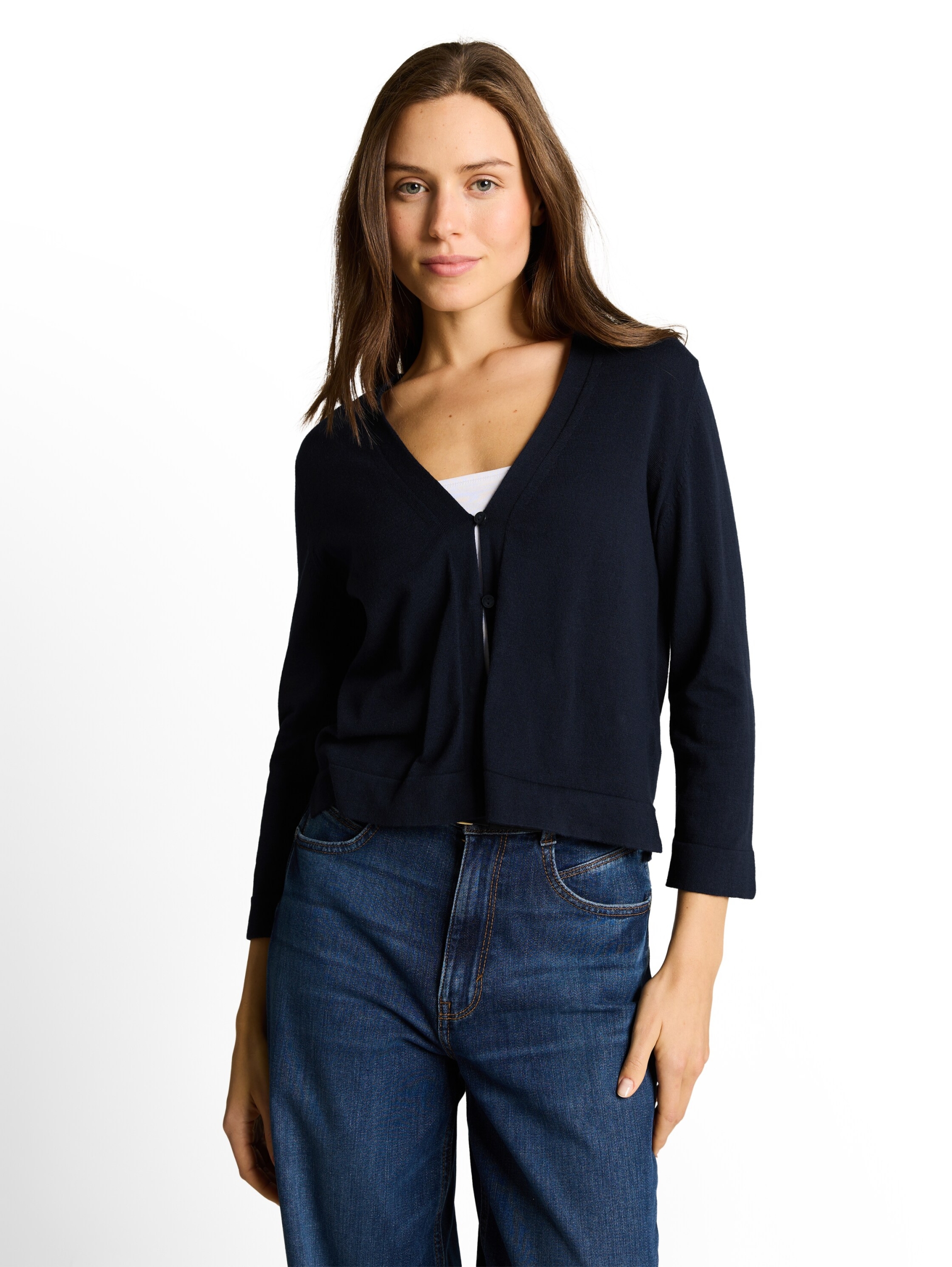 knit short v-neck cardigan #5