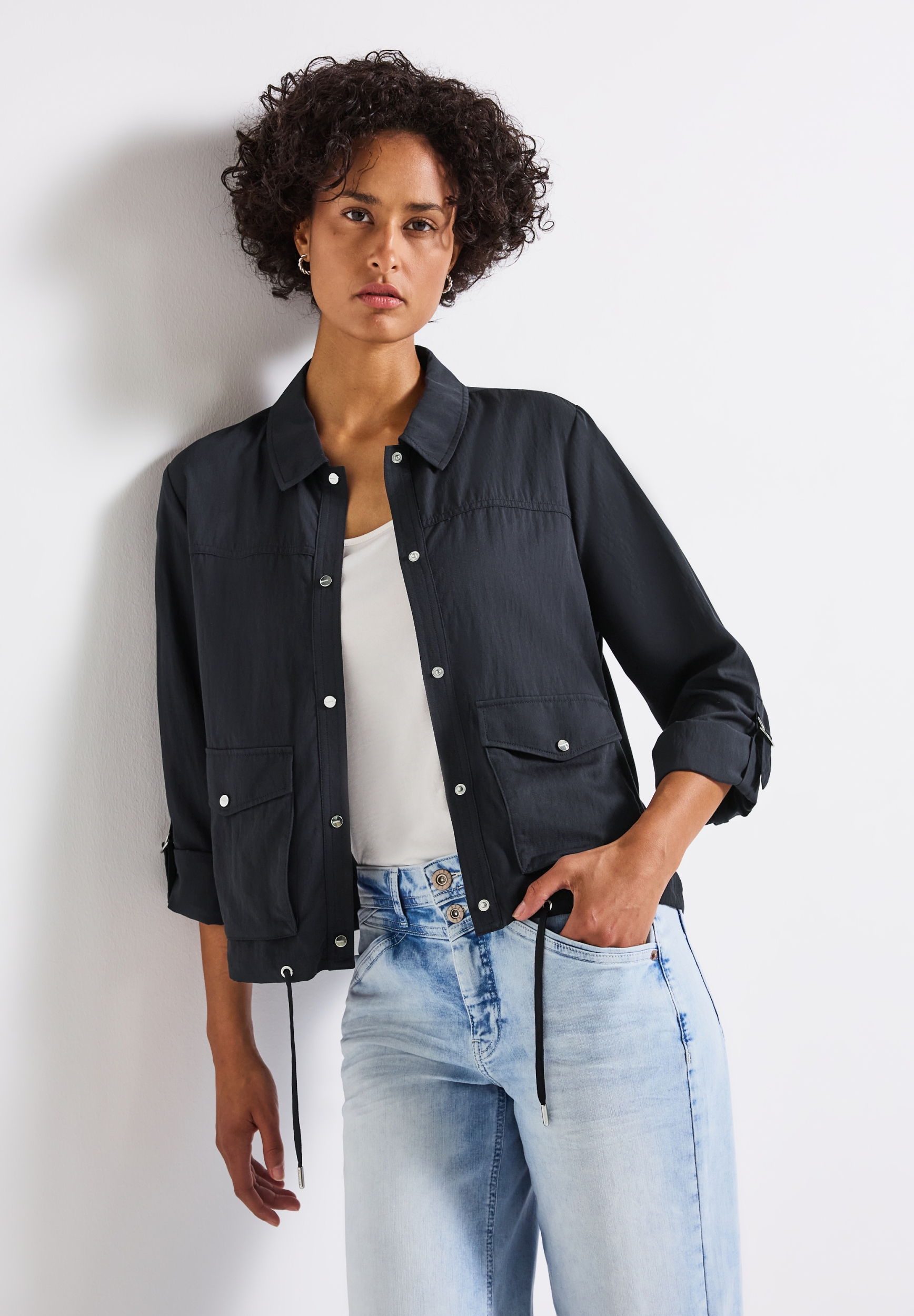 Light Structured Jkt w. Turn U #3