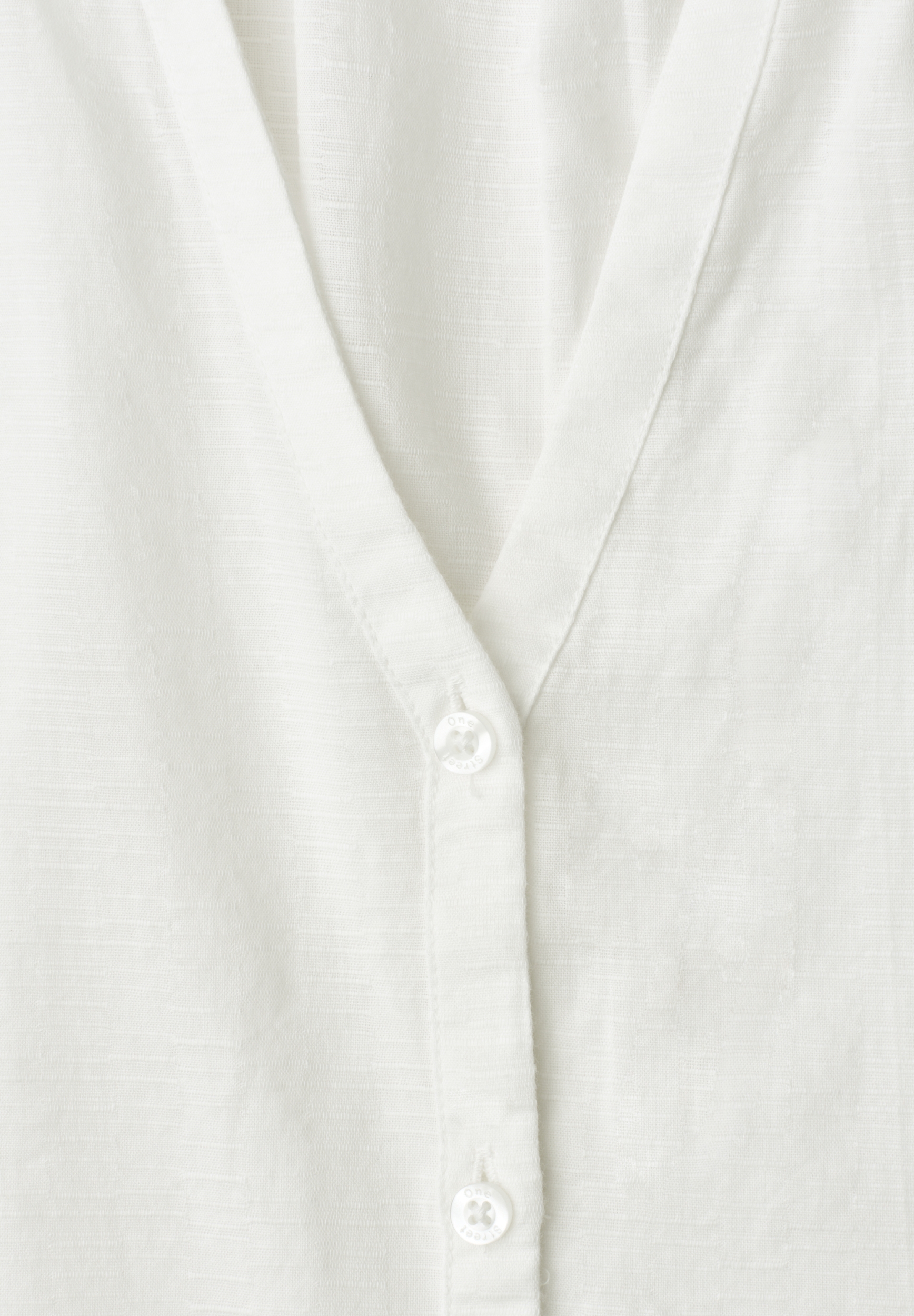 Buttoned splitneck blouse w ta #2