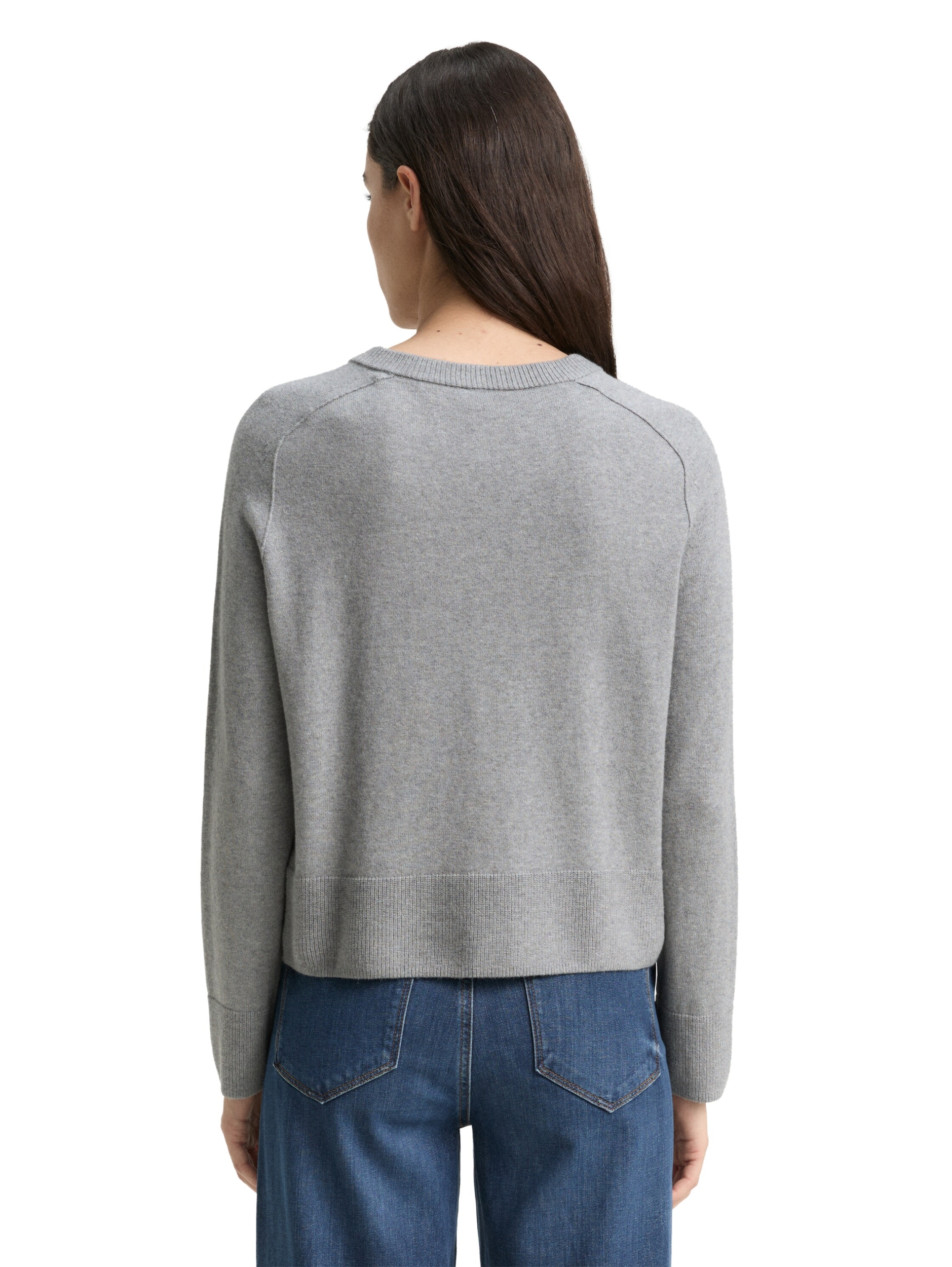 knit cardigan with saddle shou #4
