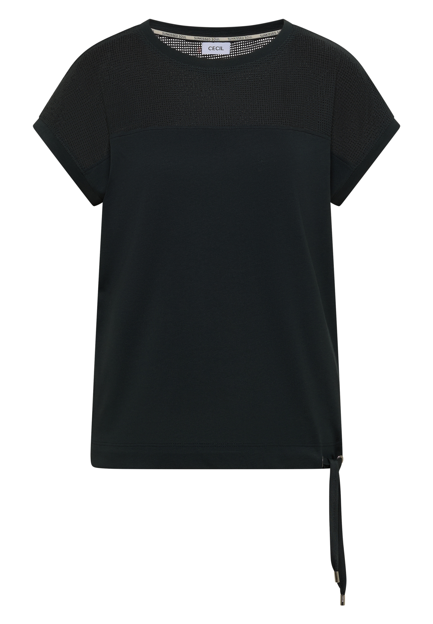TOS Solid Mesh Insert T-Shirt #1