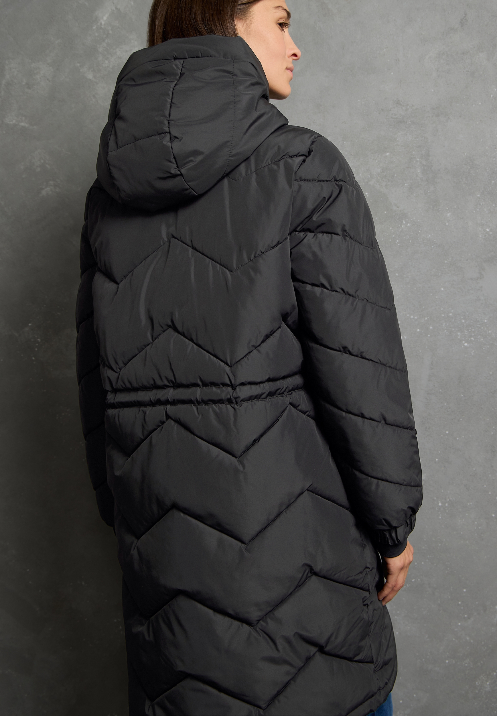 Studio Long Padded Zig Zag Jkt #4