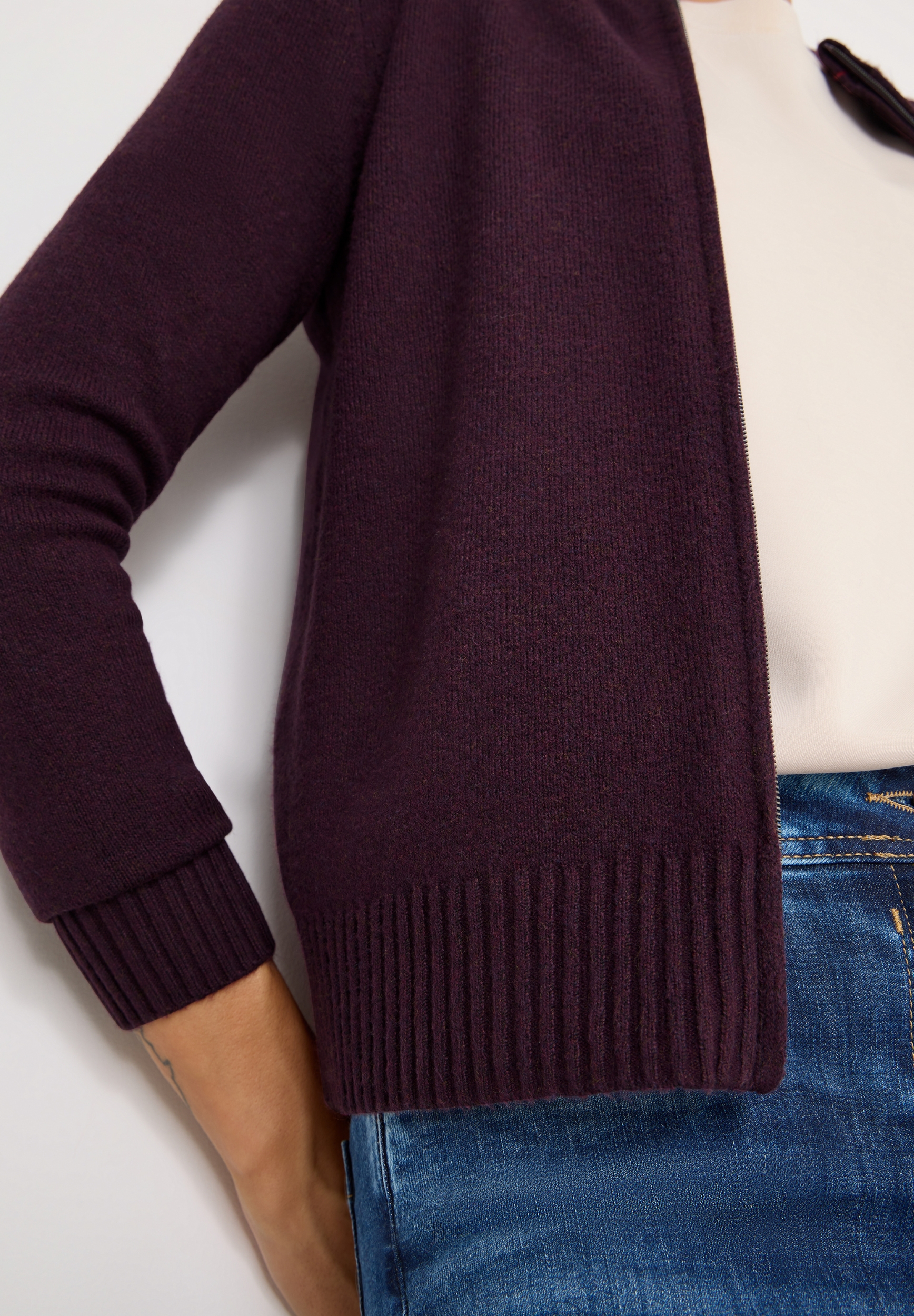 NOS_Cosy Zipper cardigan #7