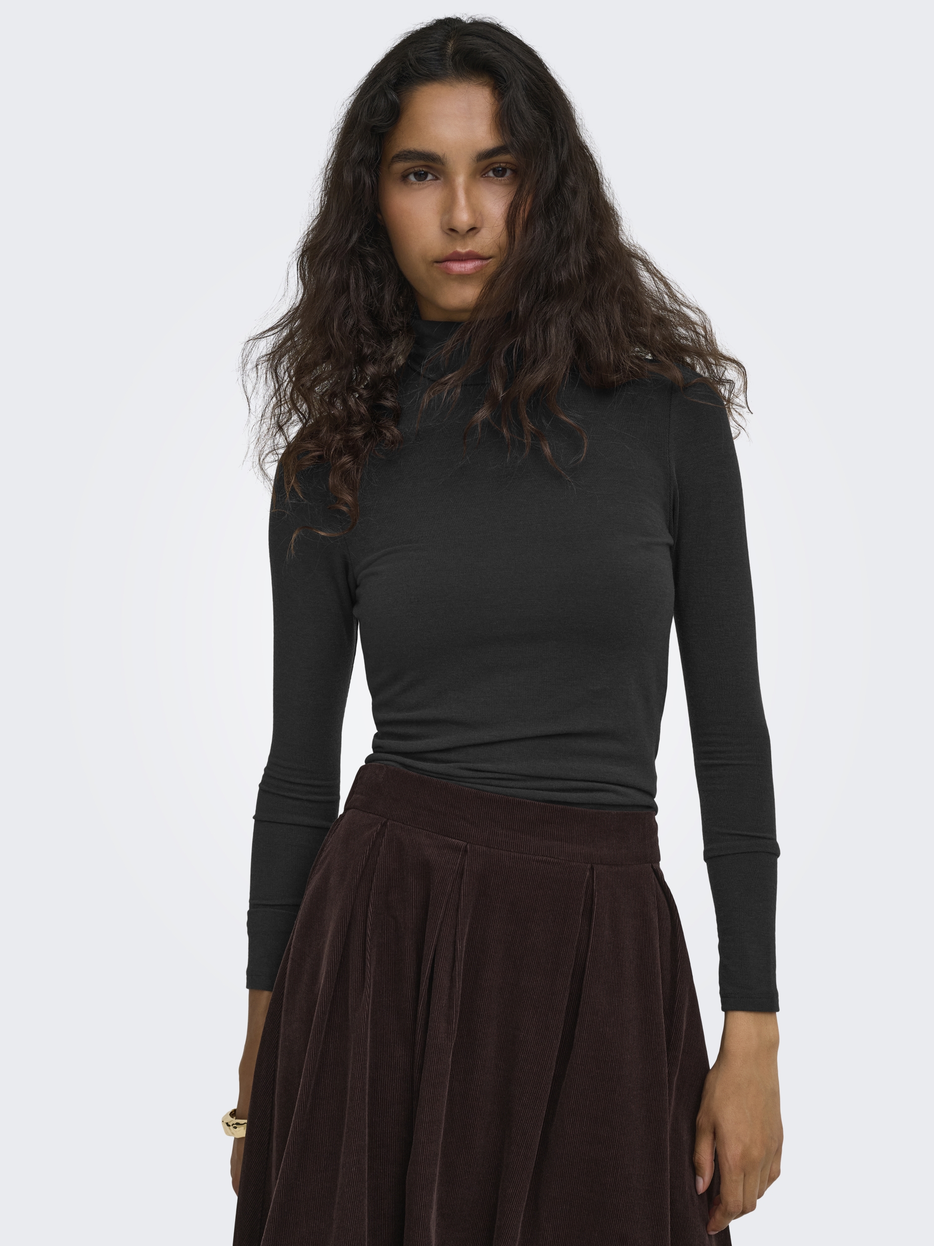 ONLGLAMOUR L/S ROLL-NECK TOP JRS NOOS #6