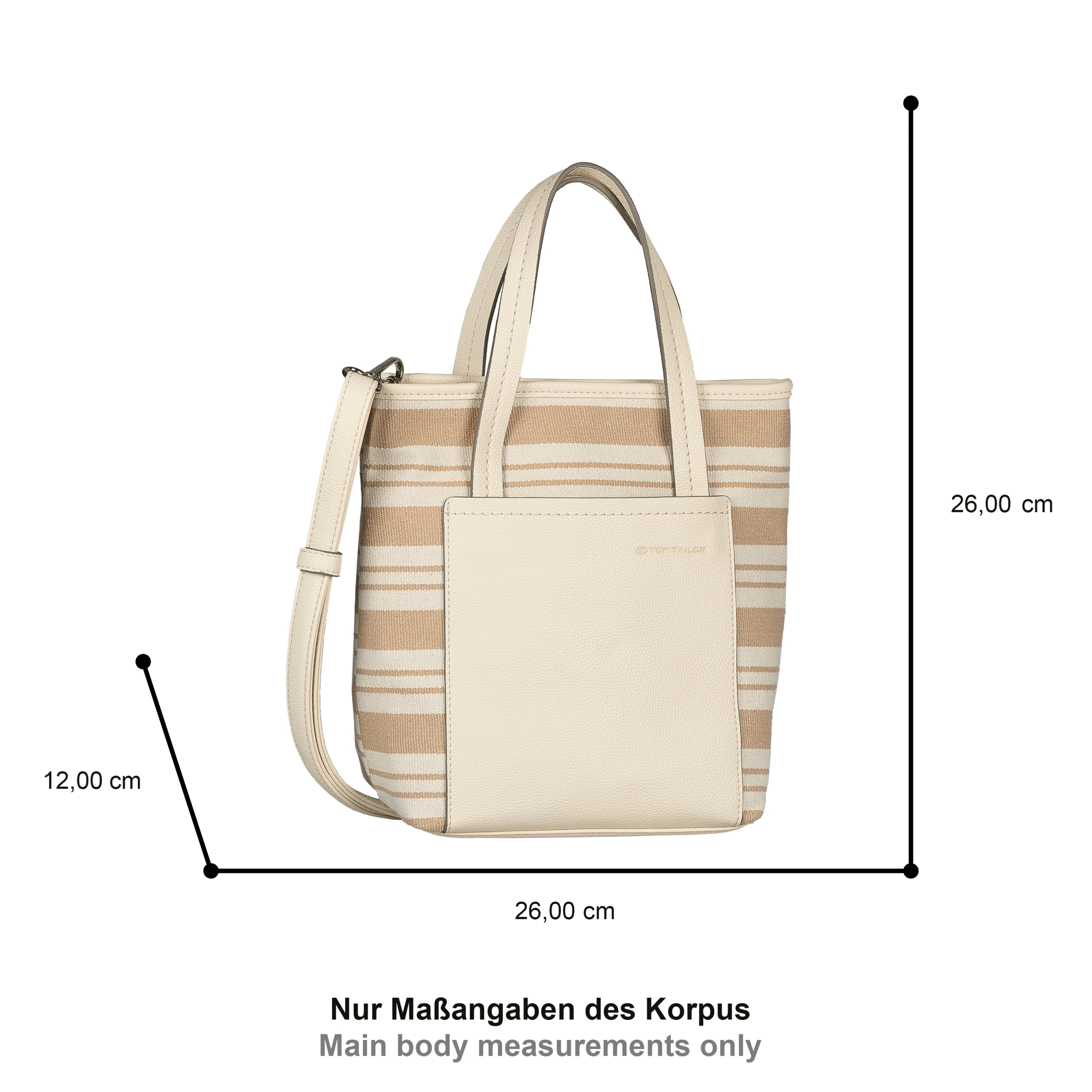 Elodie, Zip shopper S, mixed off white #5