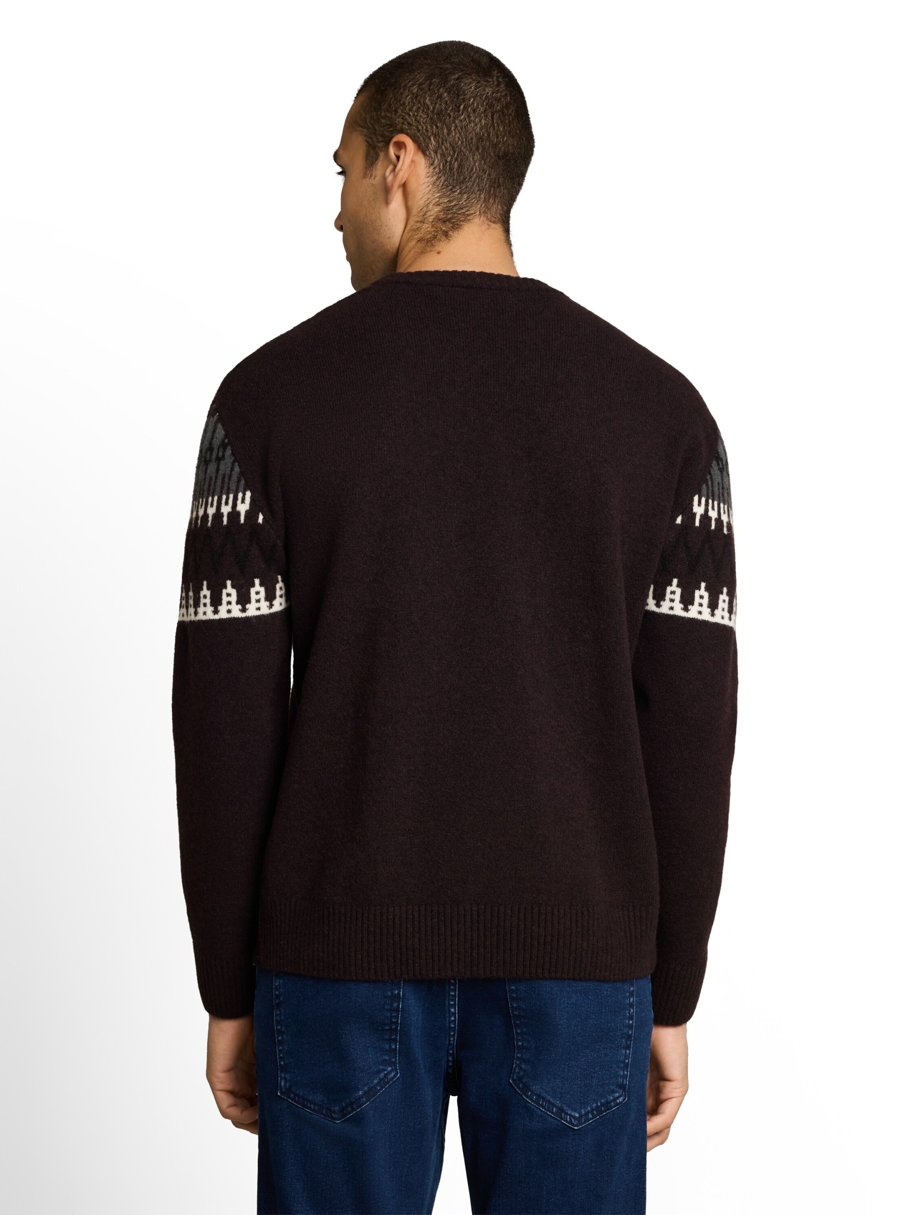 fair isle crew neck knit #4