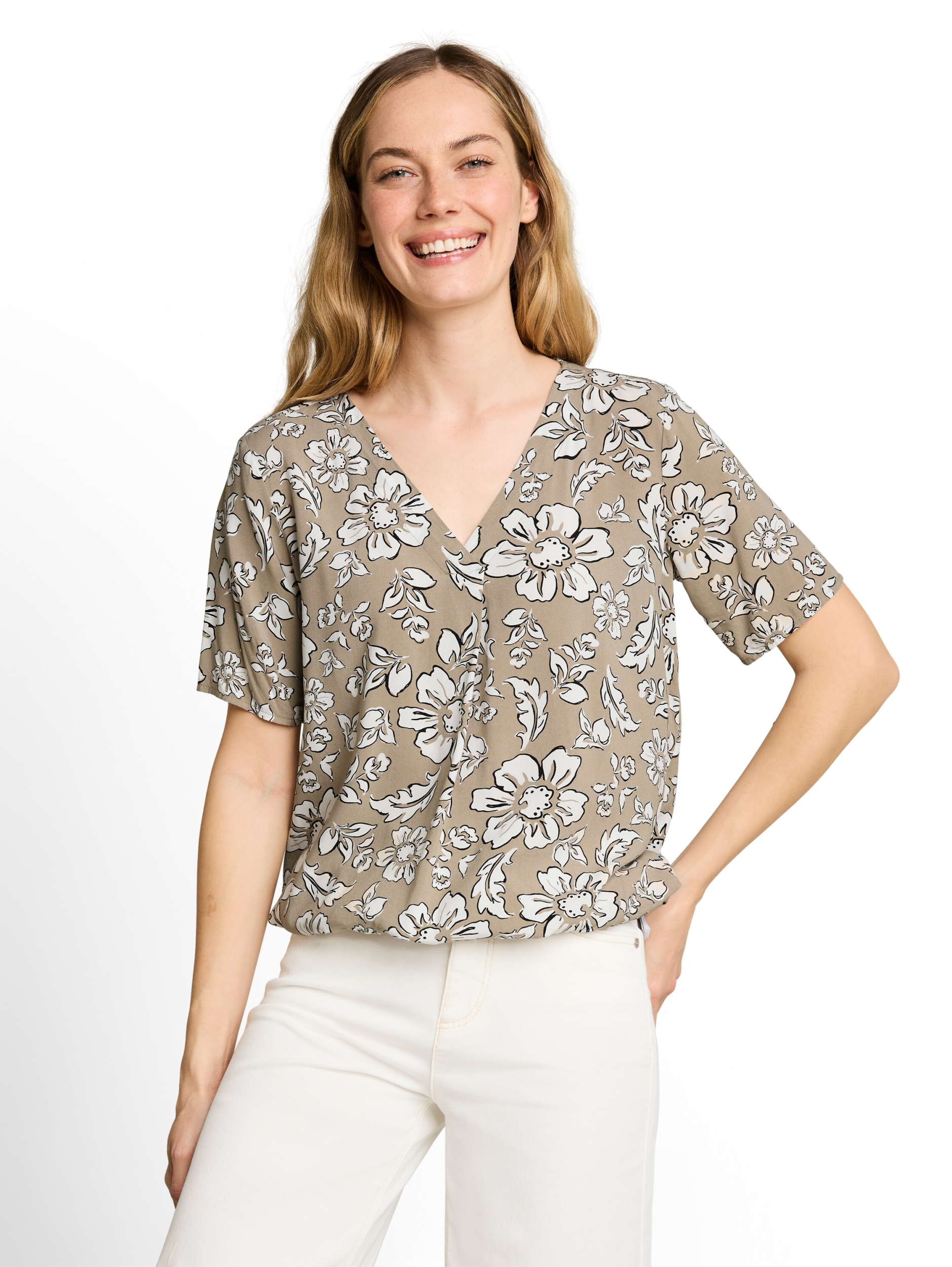 blouse v-neck shape #5