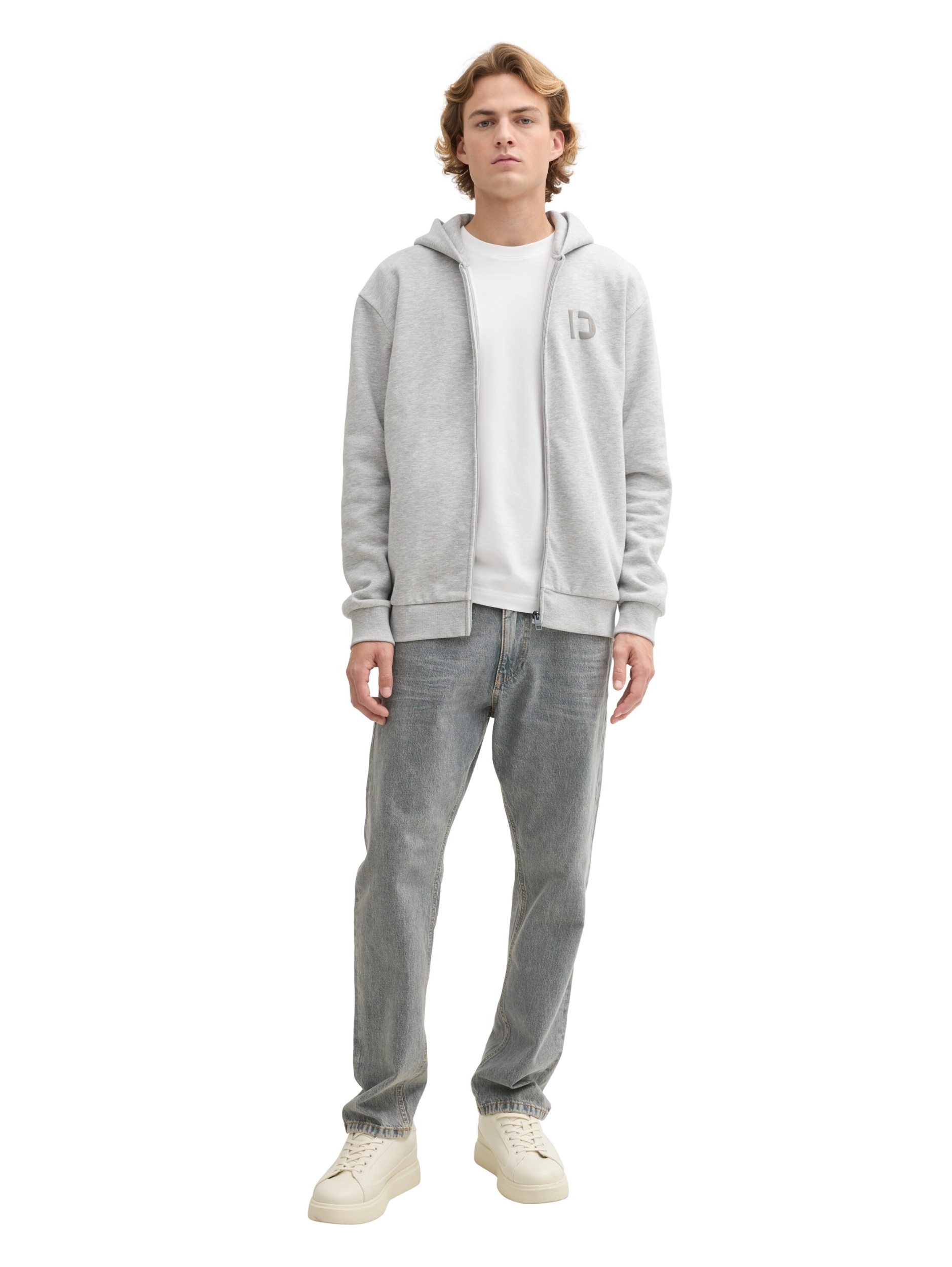 Sweatjacke mit Logo Print #3