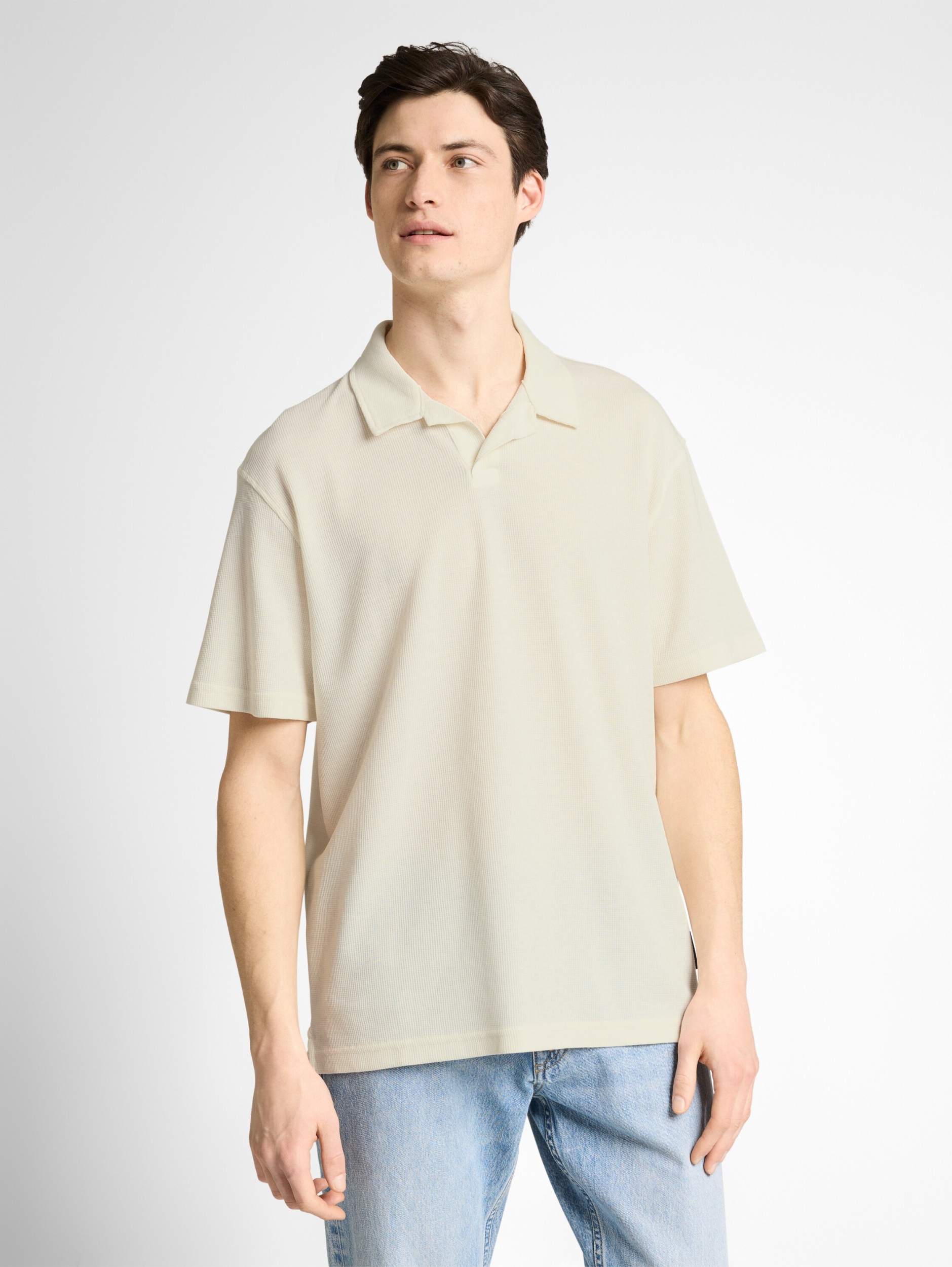 relaxed structured polo #10