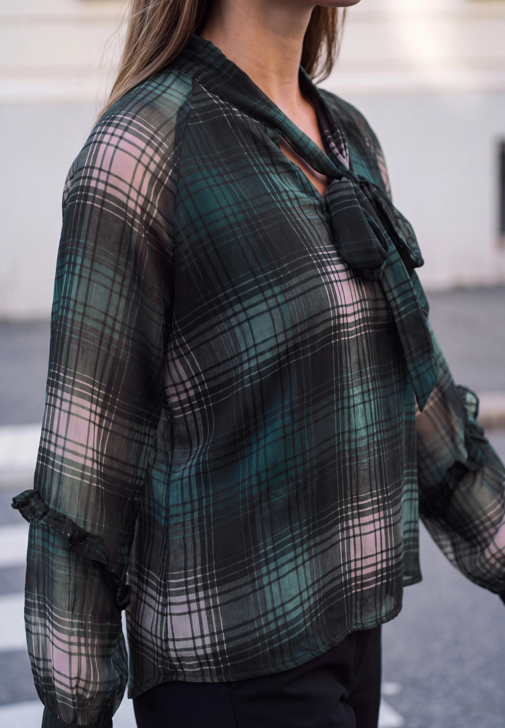 Studio_Raglan chiffon blouse w #5