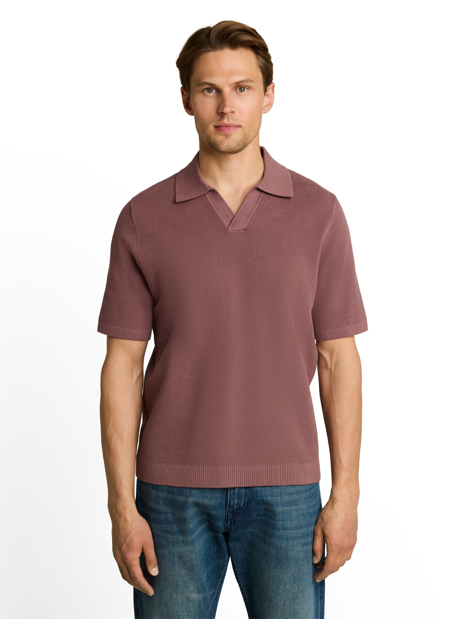 pique knit polo #5