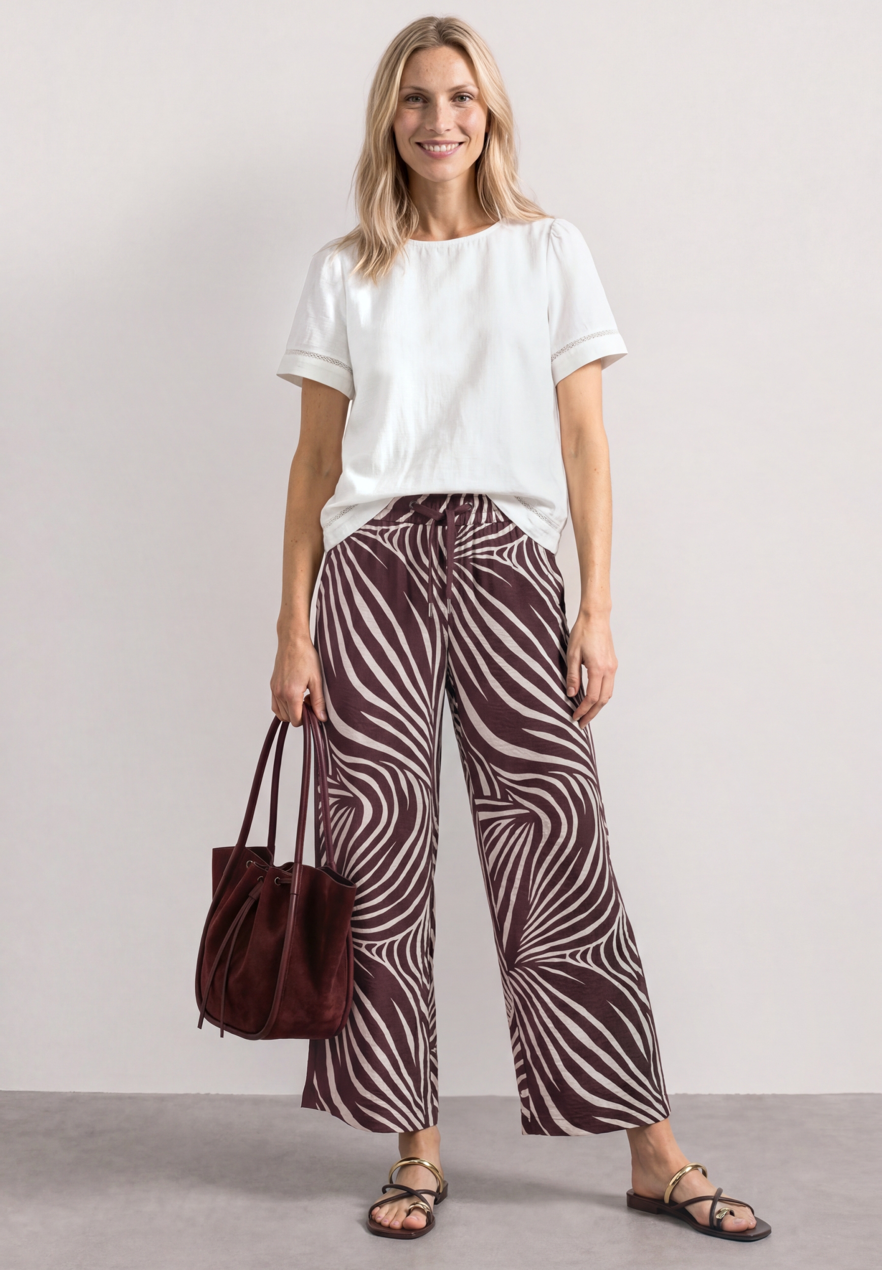 Wide Leg Bubble Viscose Gallon #5