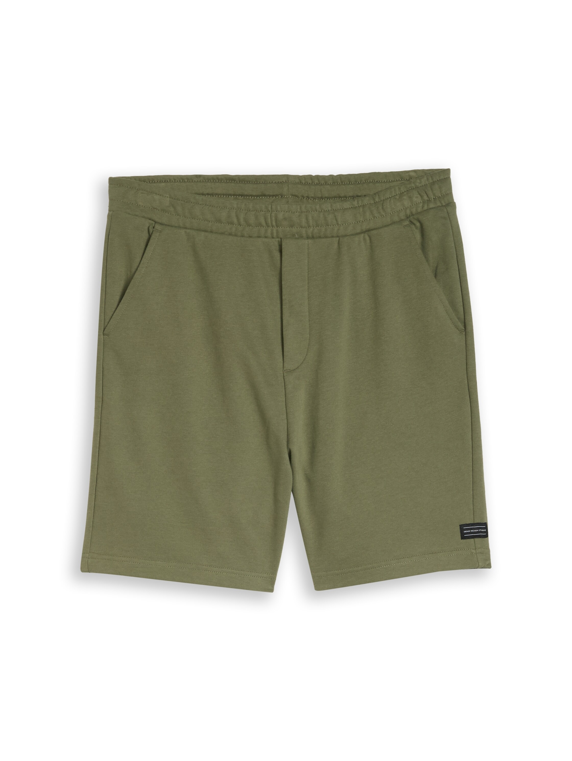 relaxed solid sweat shorts #1