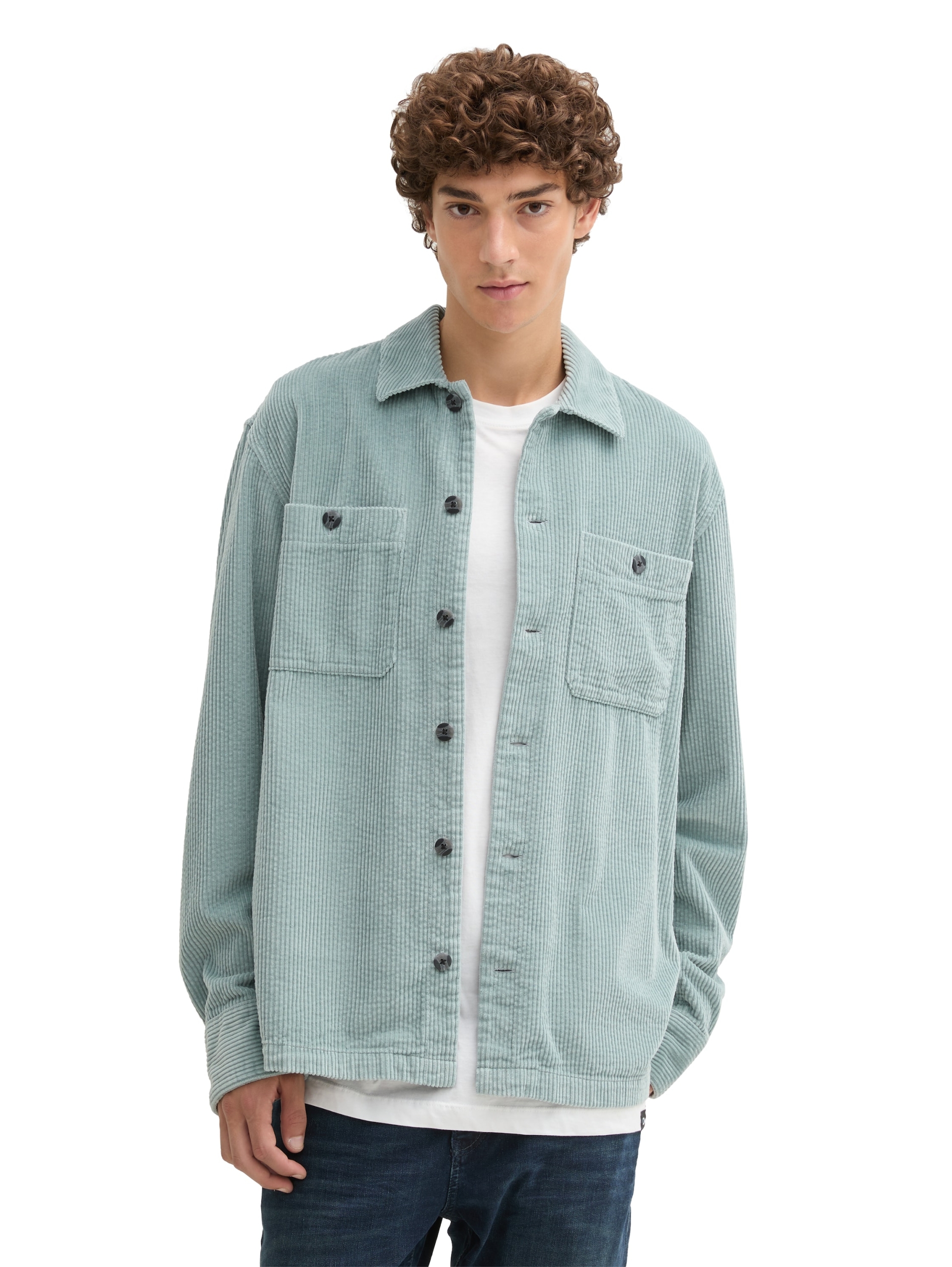 Relaxed Cord Overshirt #6