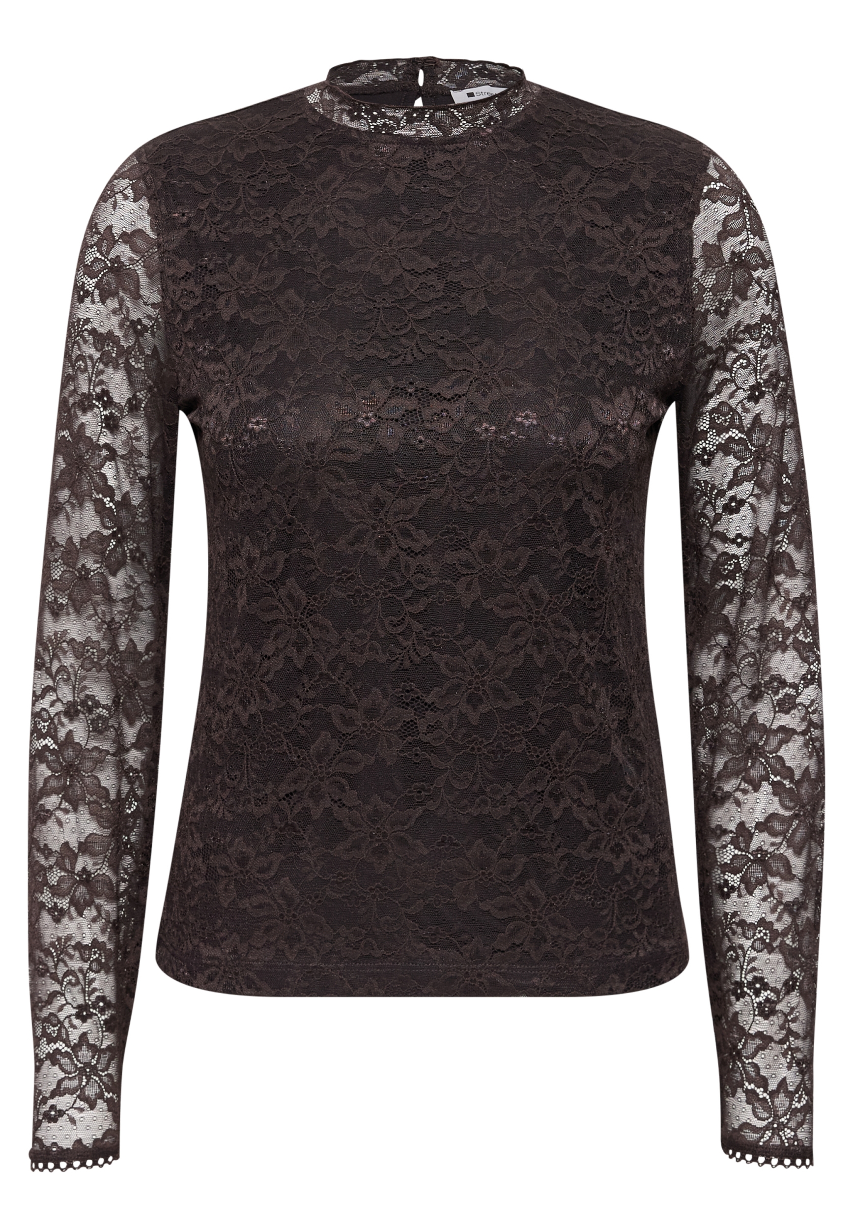 LTD QR lace turtle neck shirt #1