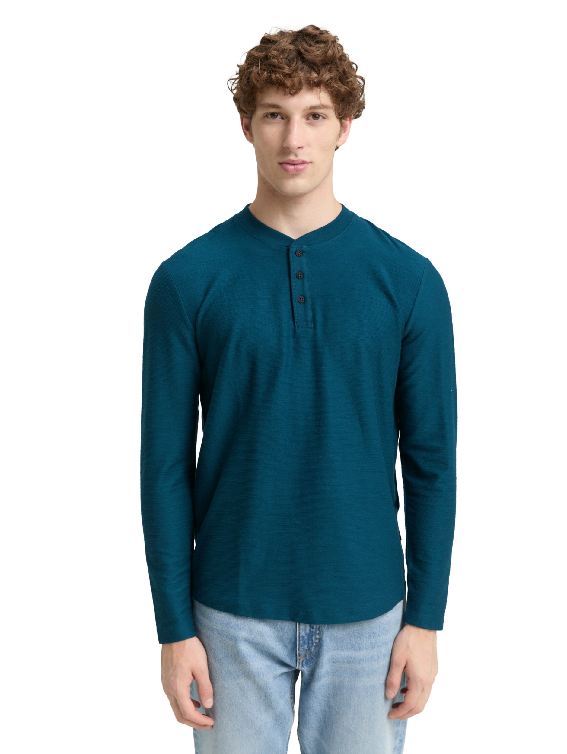 structured longsleeve henley #5