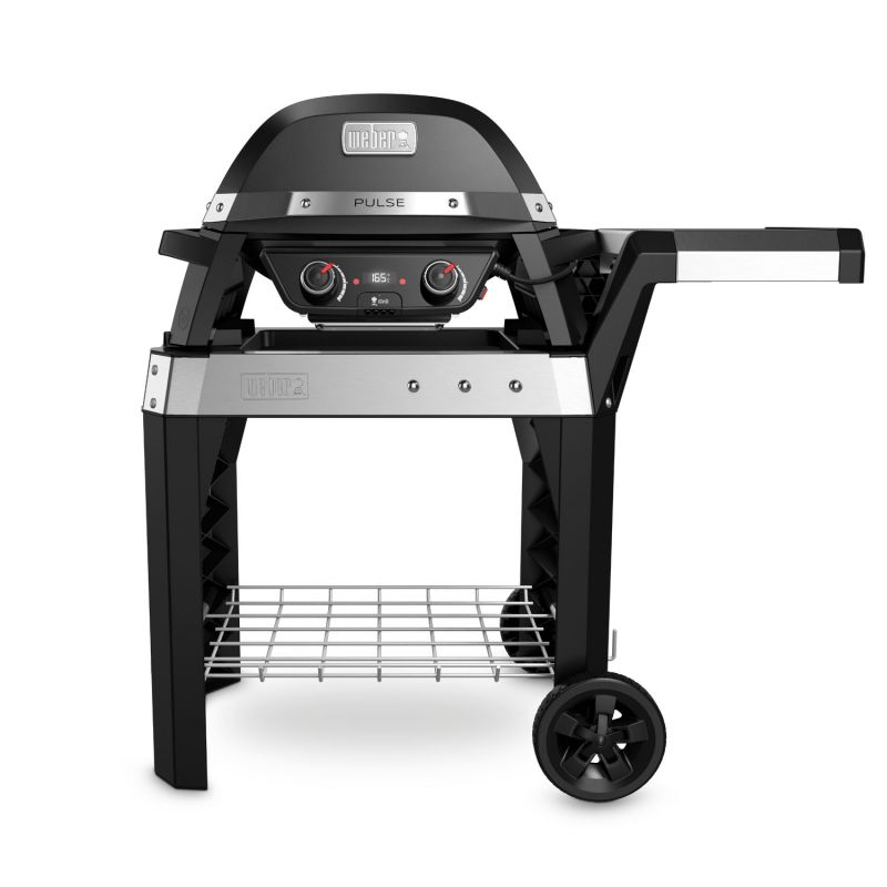 Pulse 2000 – Elektrogrill mit Rollwagen, Black