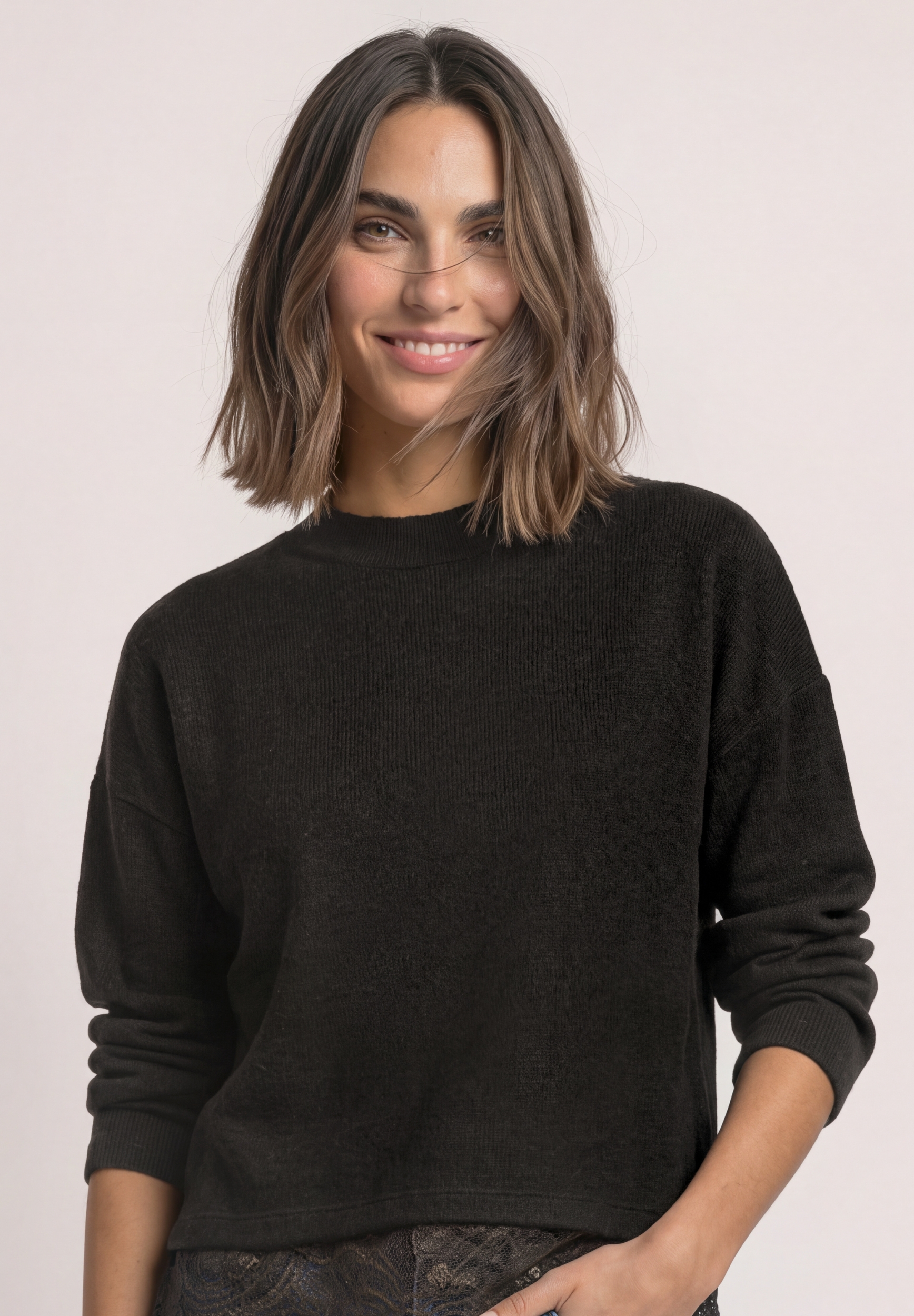 LTD QR soft melange look shirt #6