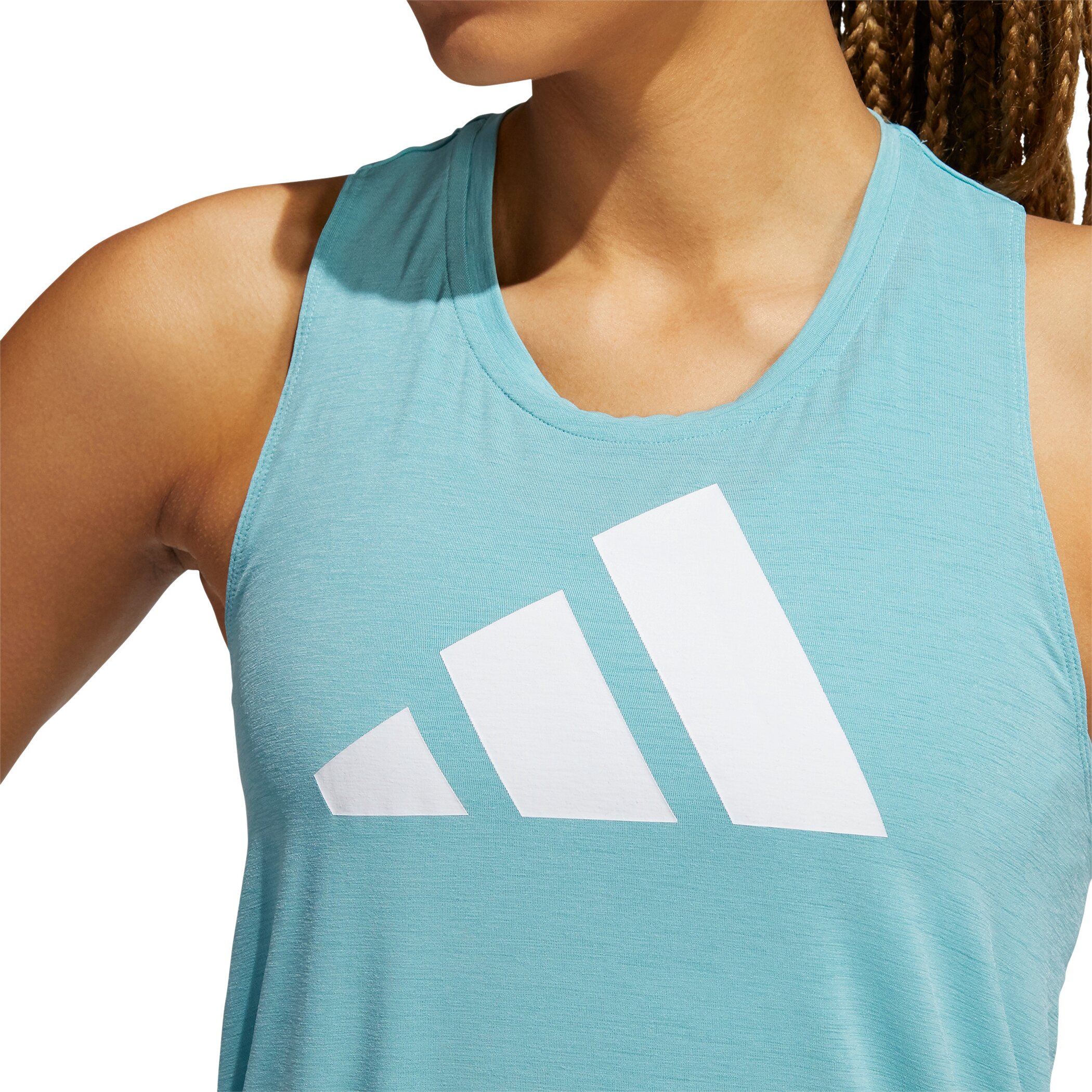 adidas Damen 3-Streifen Logo Tanktop #5