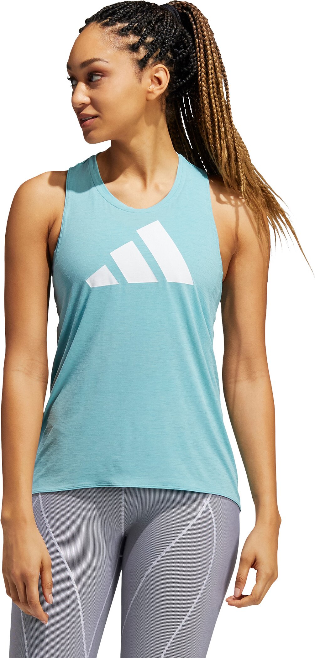 adidas Damen 3-Streifen Logo Tanktop #4