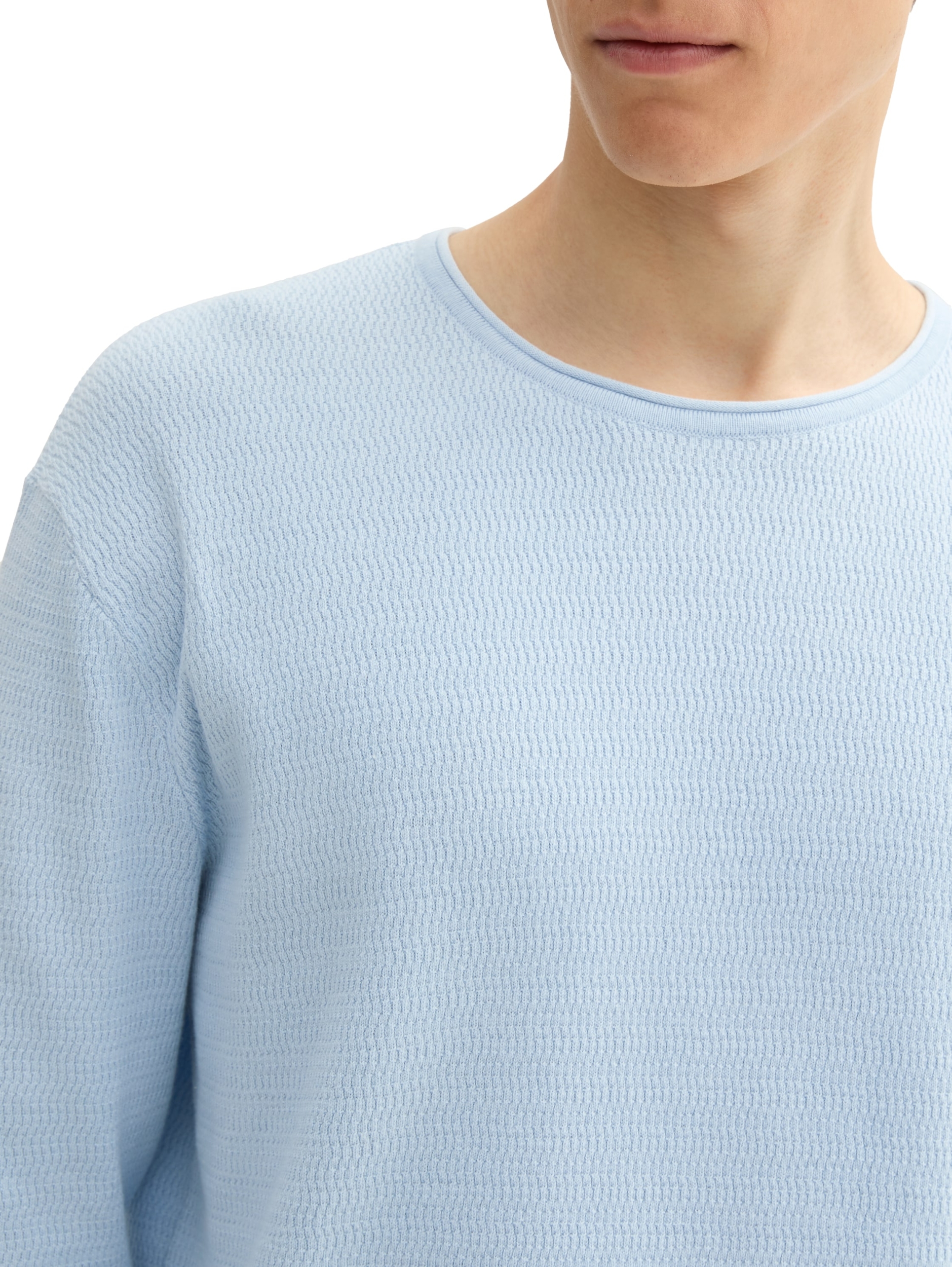 structured roll edge knit #6