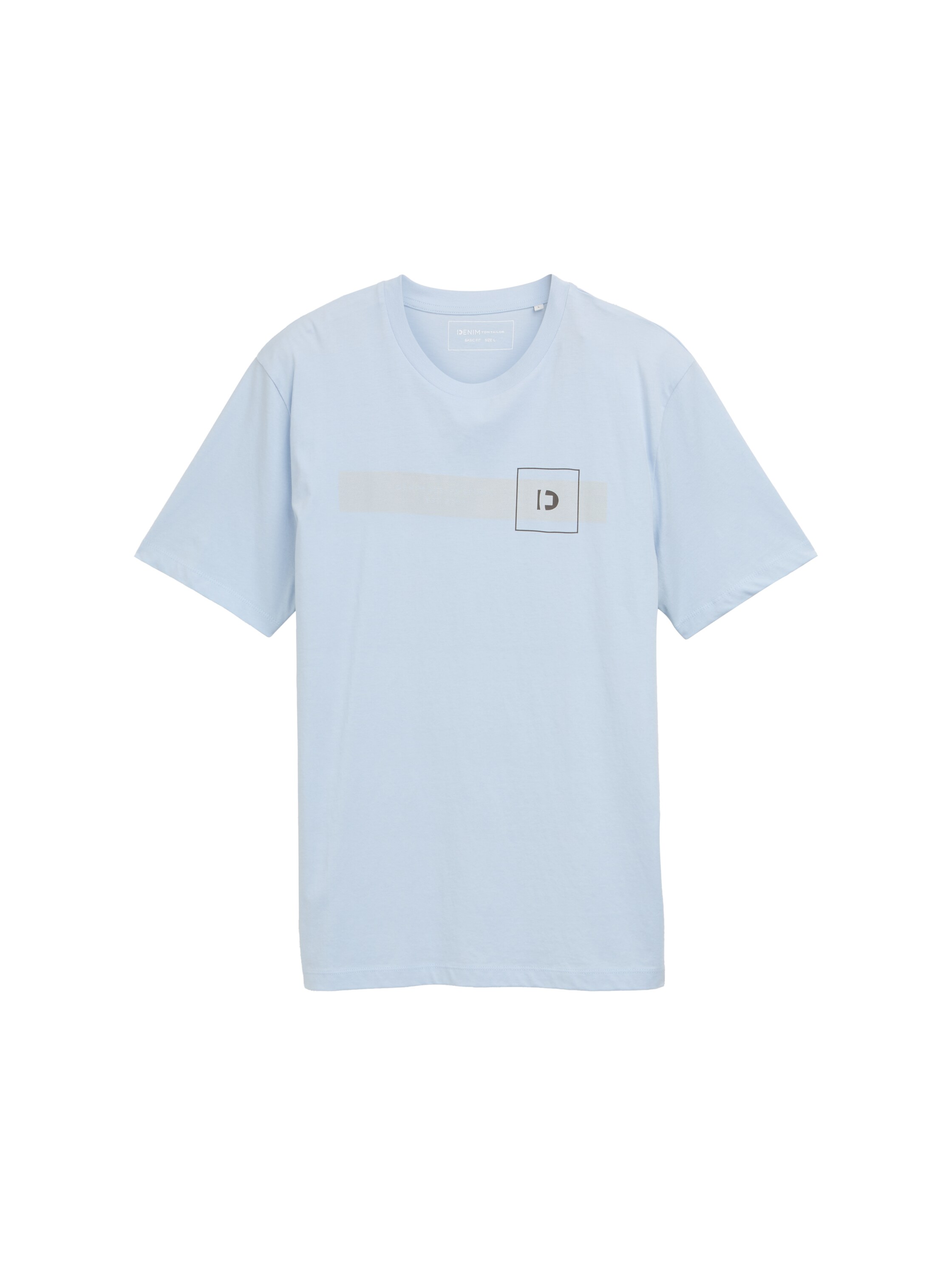 Basic T-Shirt mit Logo-Print