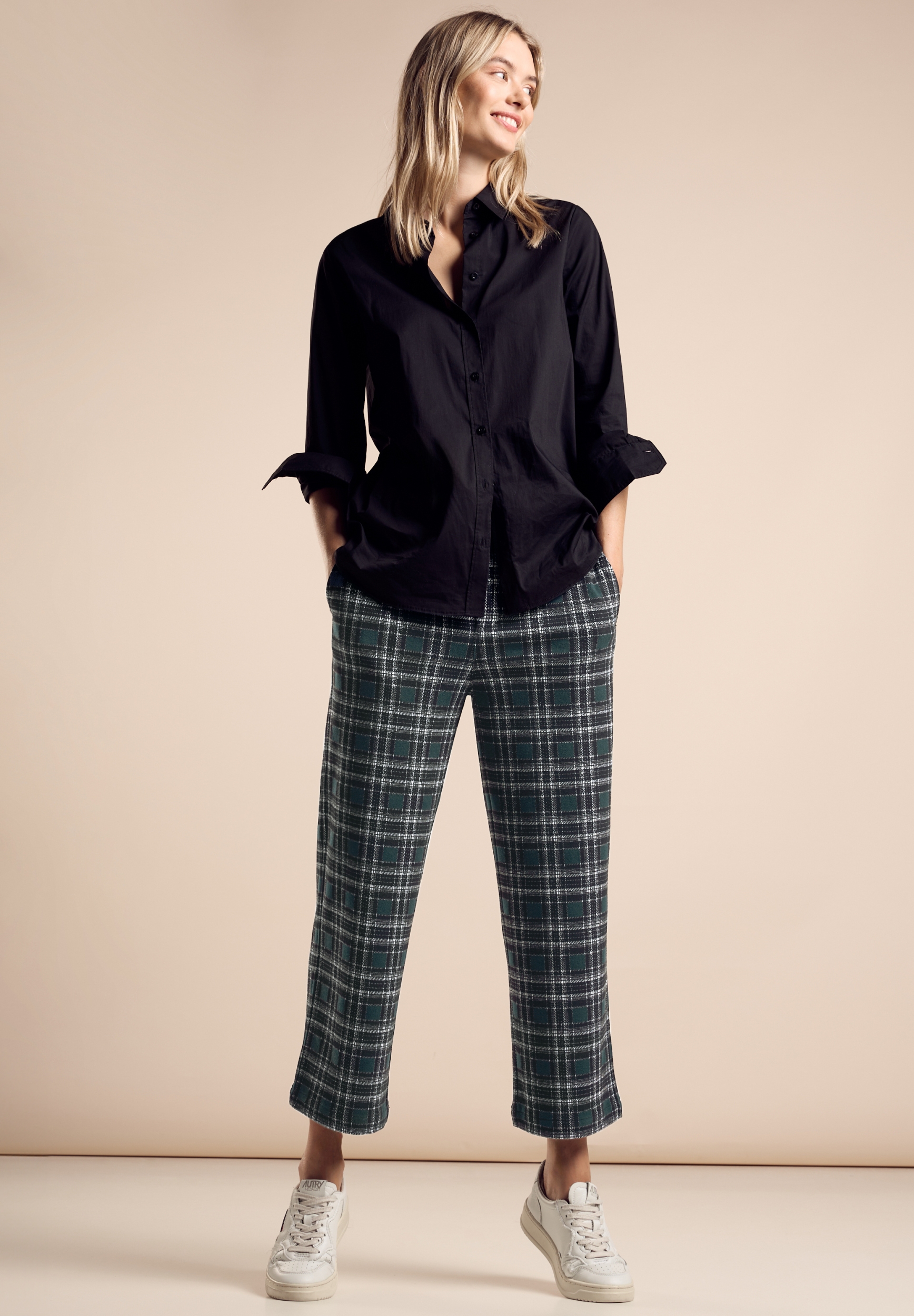 Straight Leg CHECK Jacquard #6