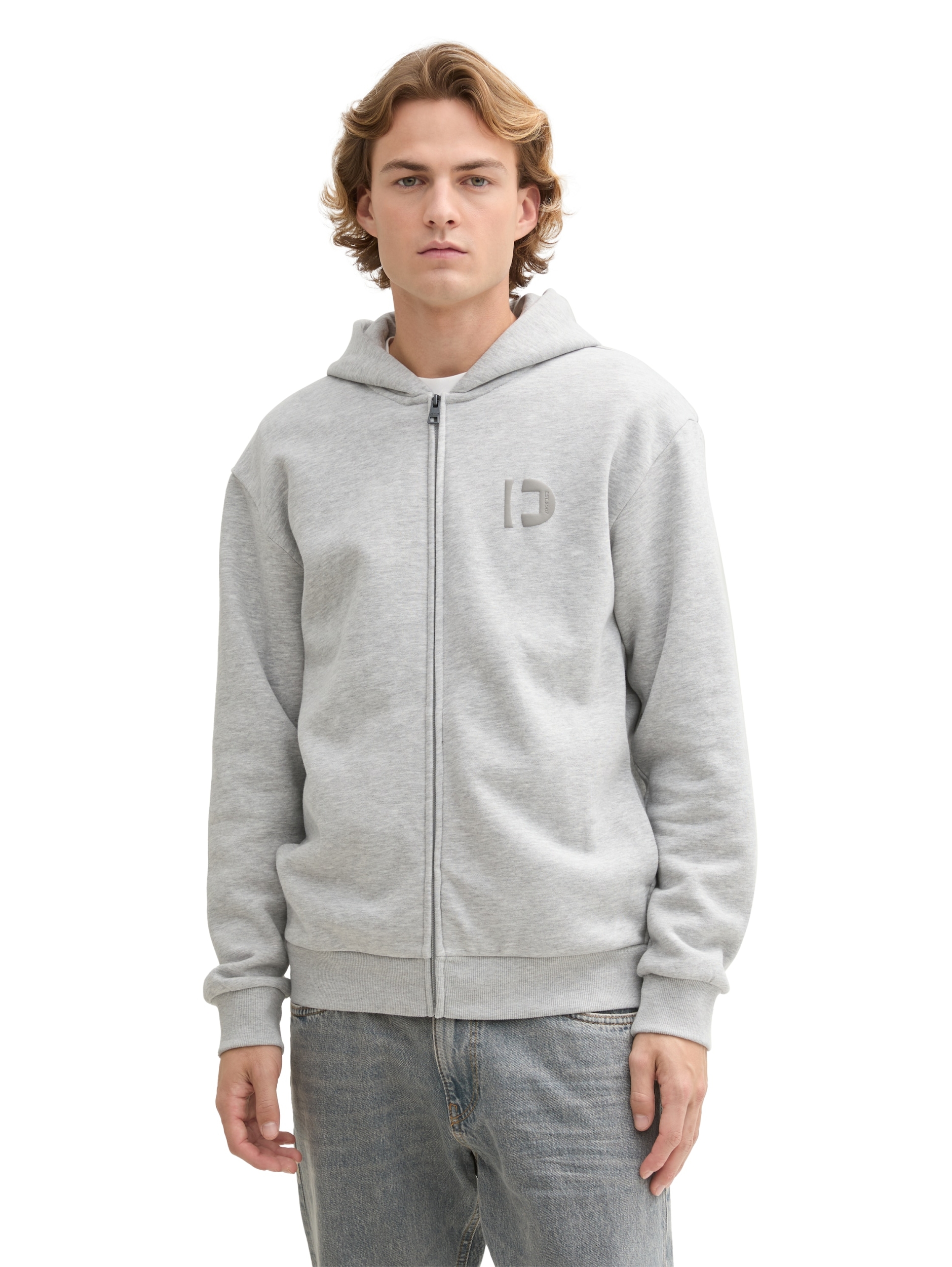 Sweatjacke mit Logo Print #6